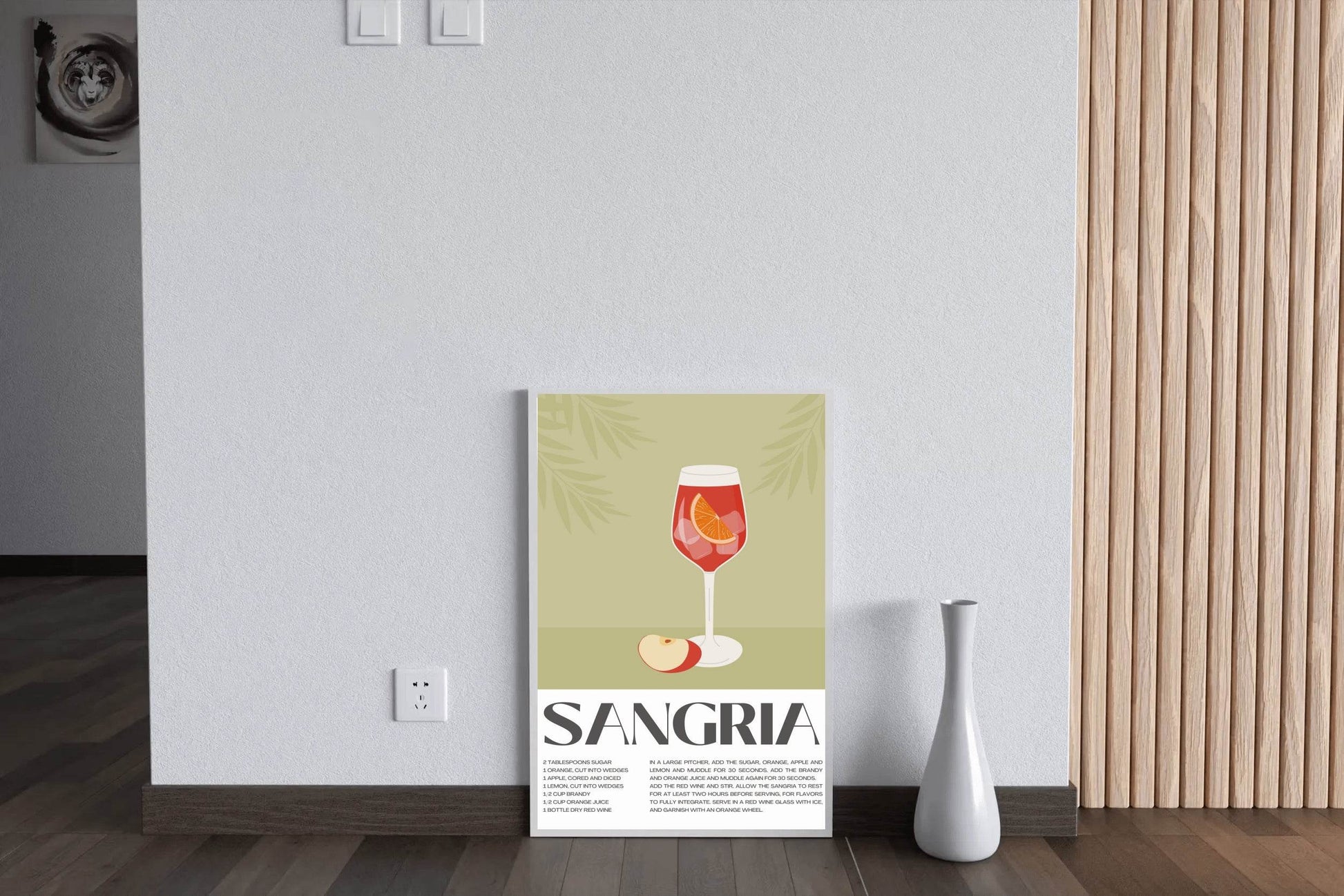 Traditional Red Sangria Wall Art - beink online art store