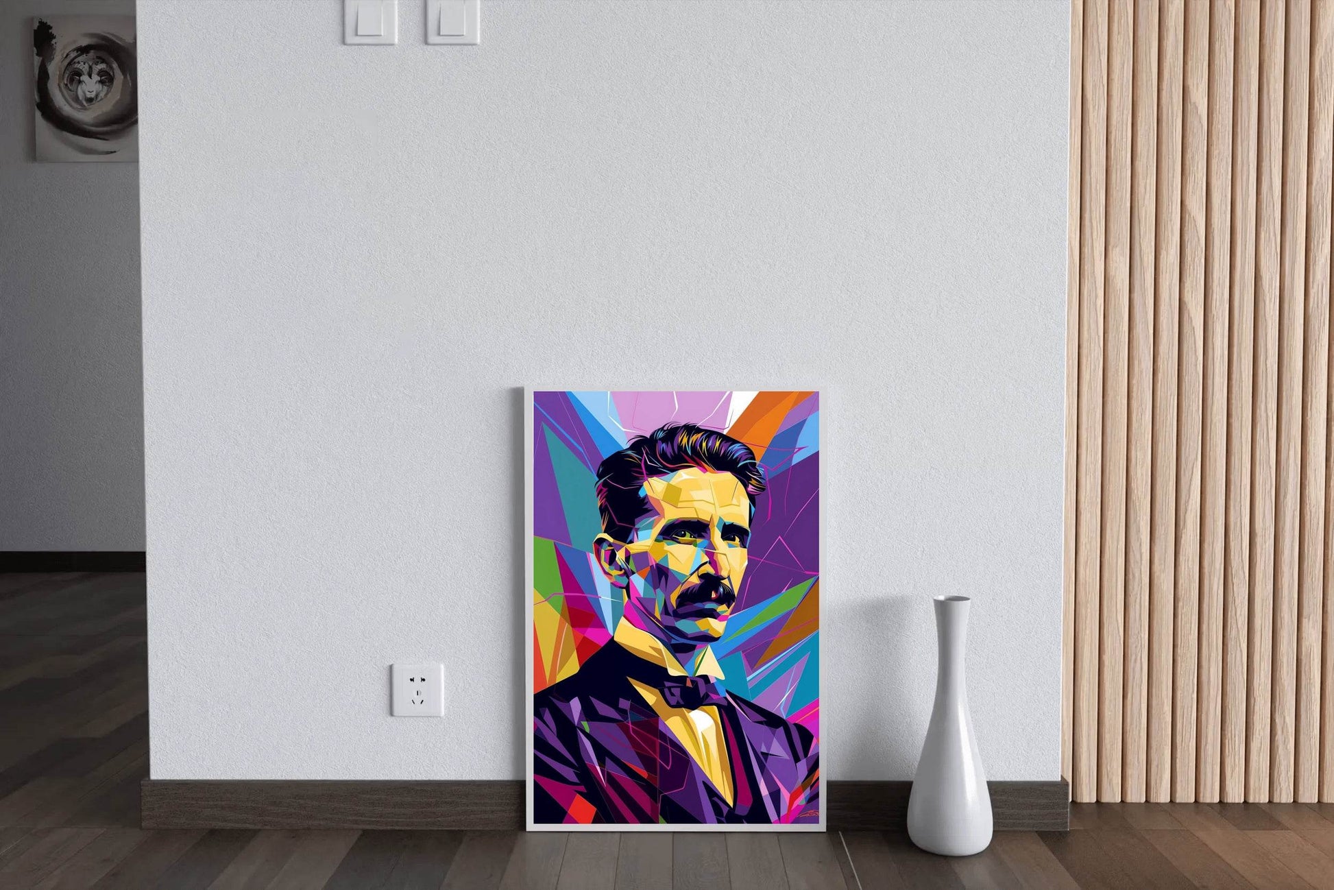 Energy in Color The Spirit of Nikola Tesla Wall Art - beink online art store