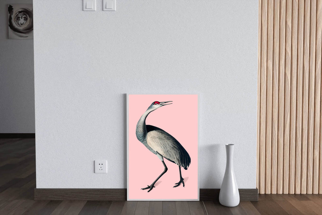 Florida Sandhill Crane Wall Art - beink online art store