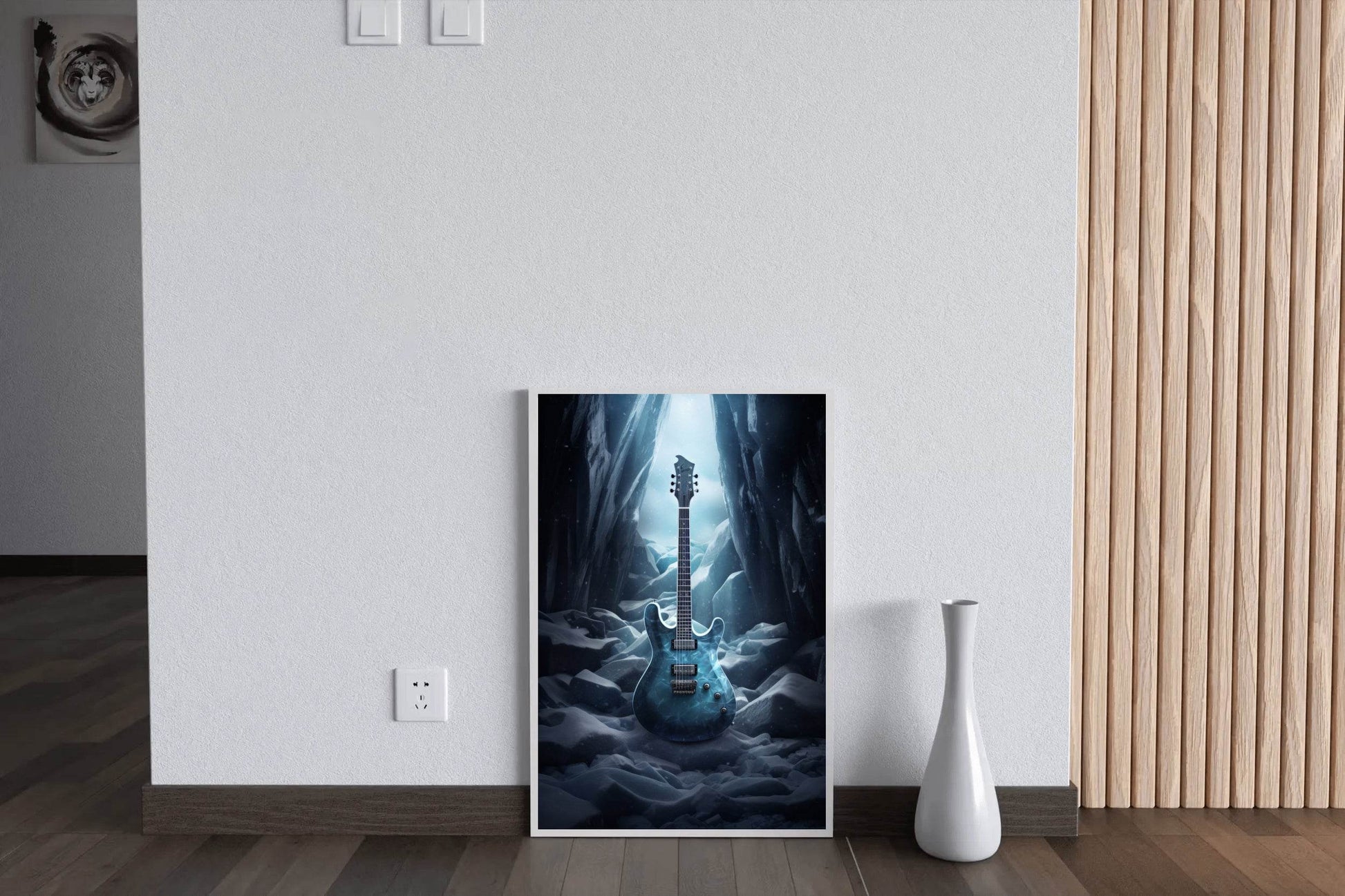 Ice Age Violin Wall Art - beink online art store