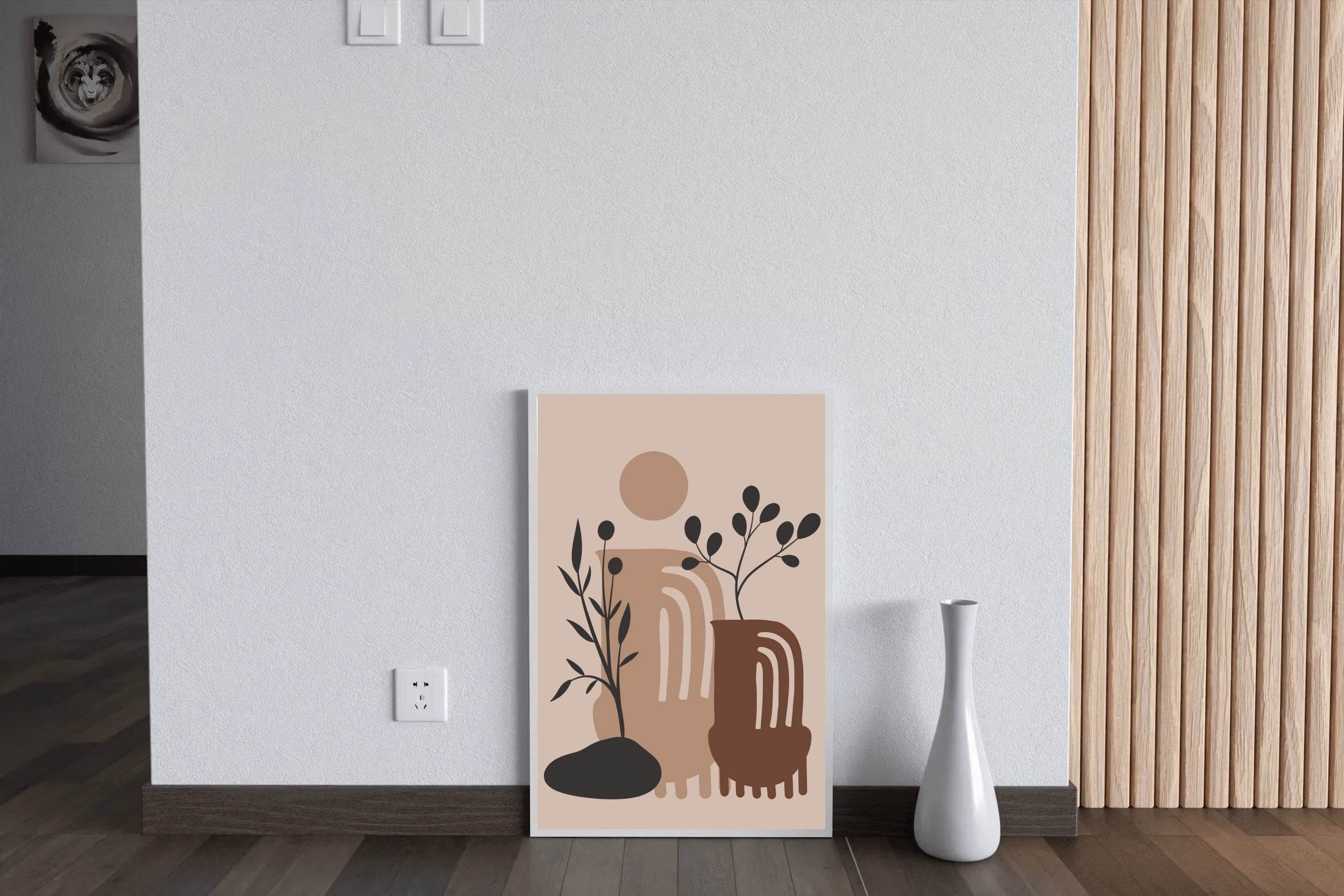 Oak Leaves Wall Art - beink online art store