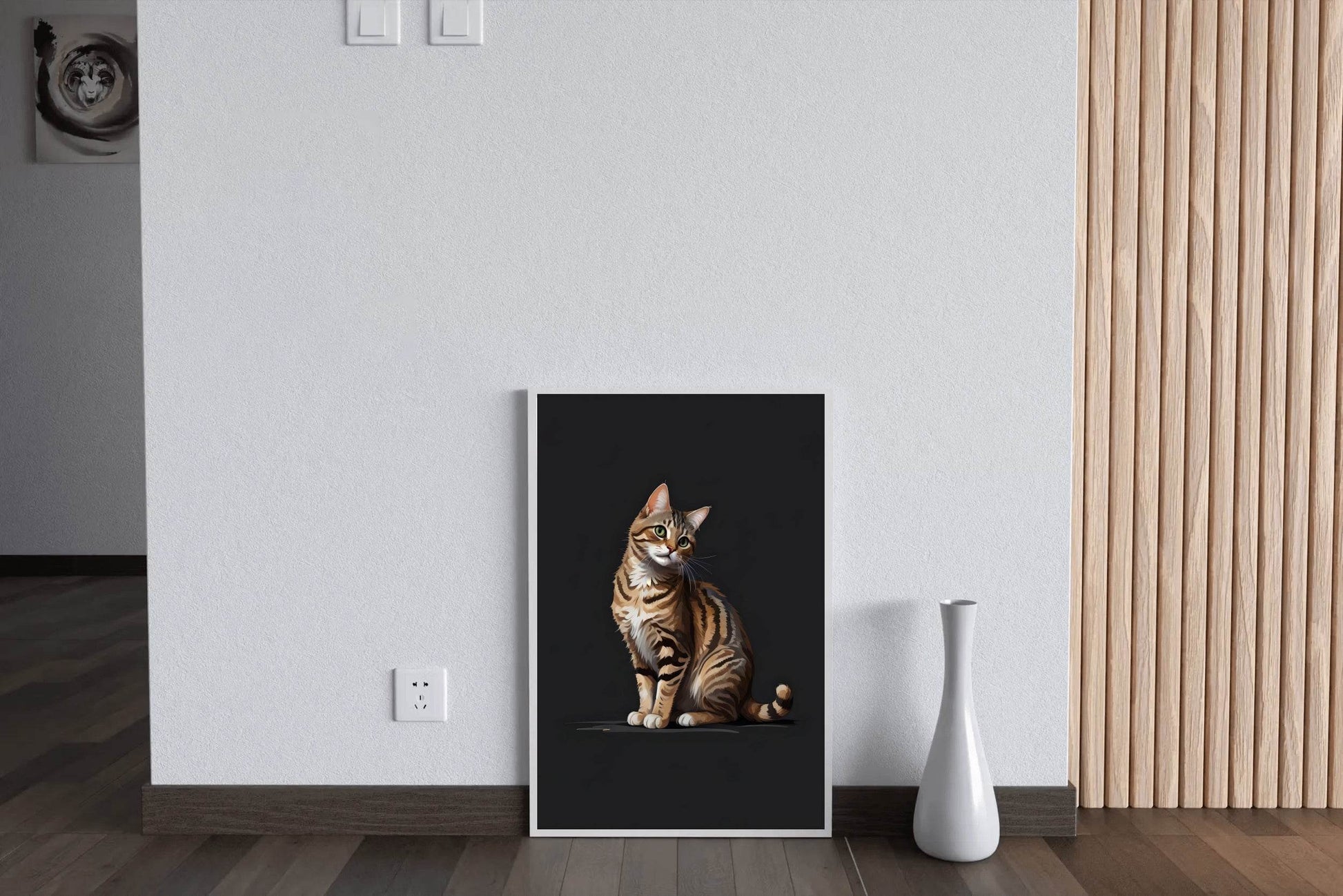 Painting of Cat Wall Art - beink online art store