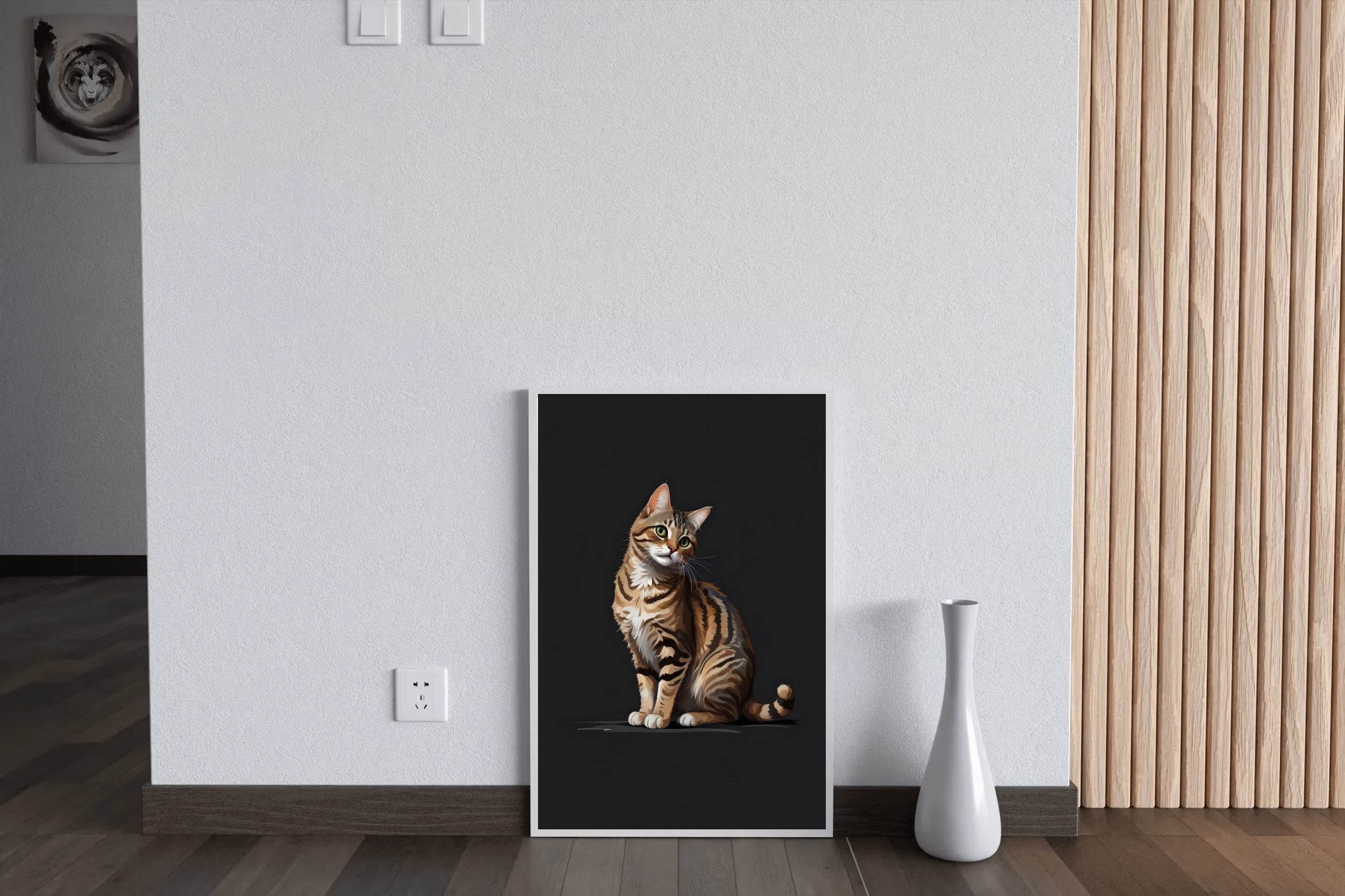 Painting of Cat Wall Art - beink online art store