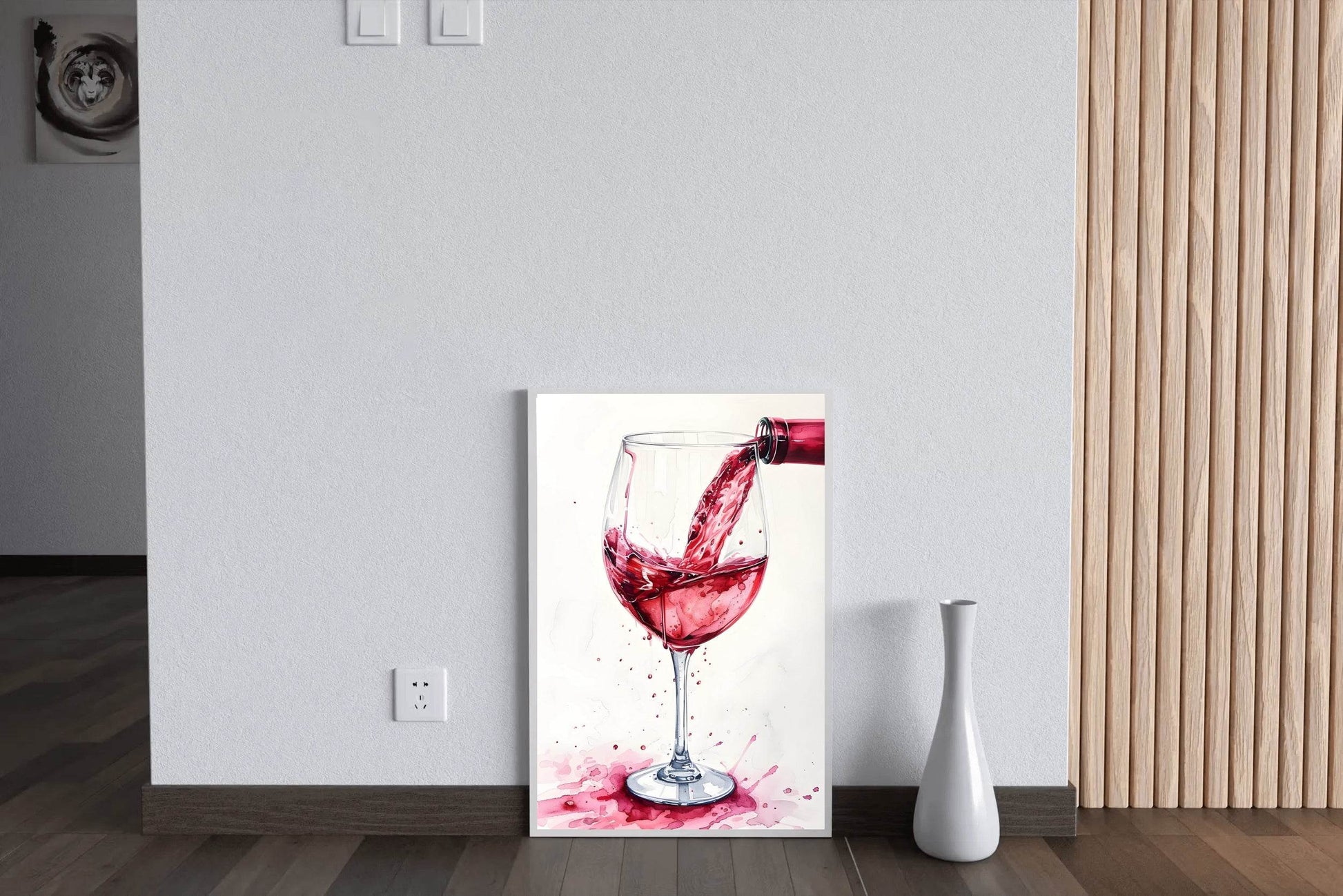 Serve Red Wine Wall Art - beink online art store