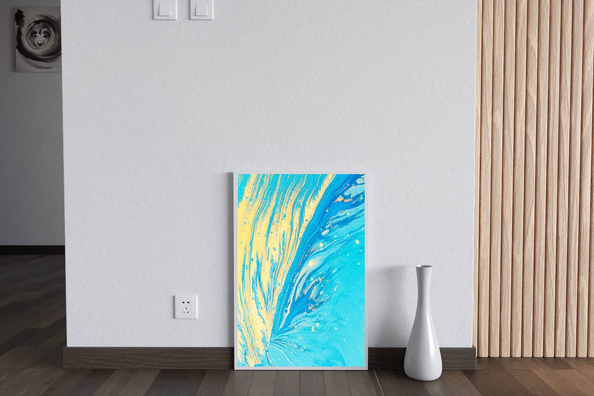 Water Waves Abstract Wall Art - beink online art store