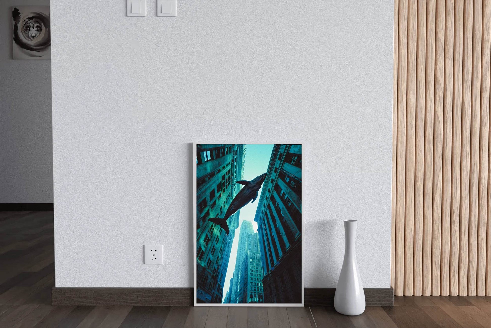 Fantasy Whale in Sky Wall Art - beink online art store