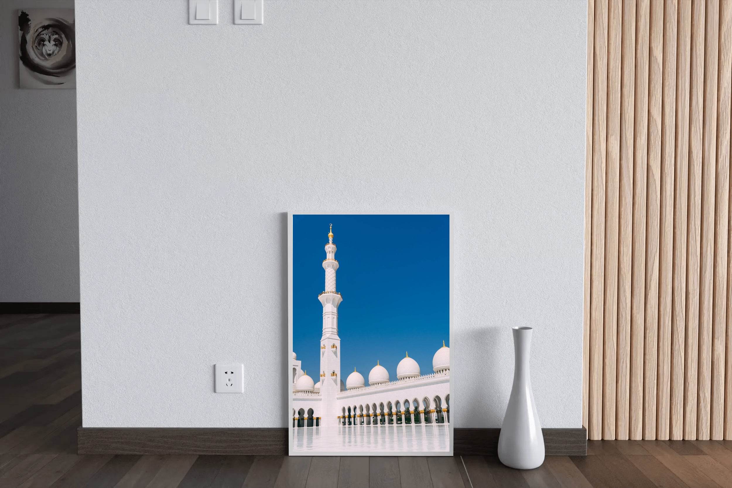 White Dome Against Blue Sky Wall Art - beink online art store