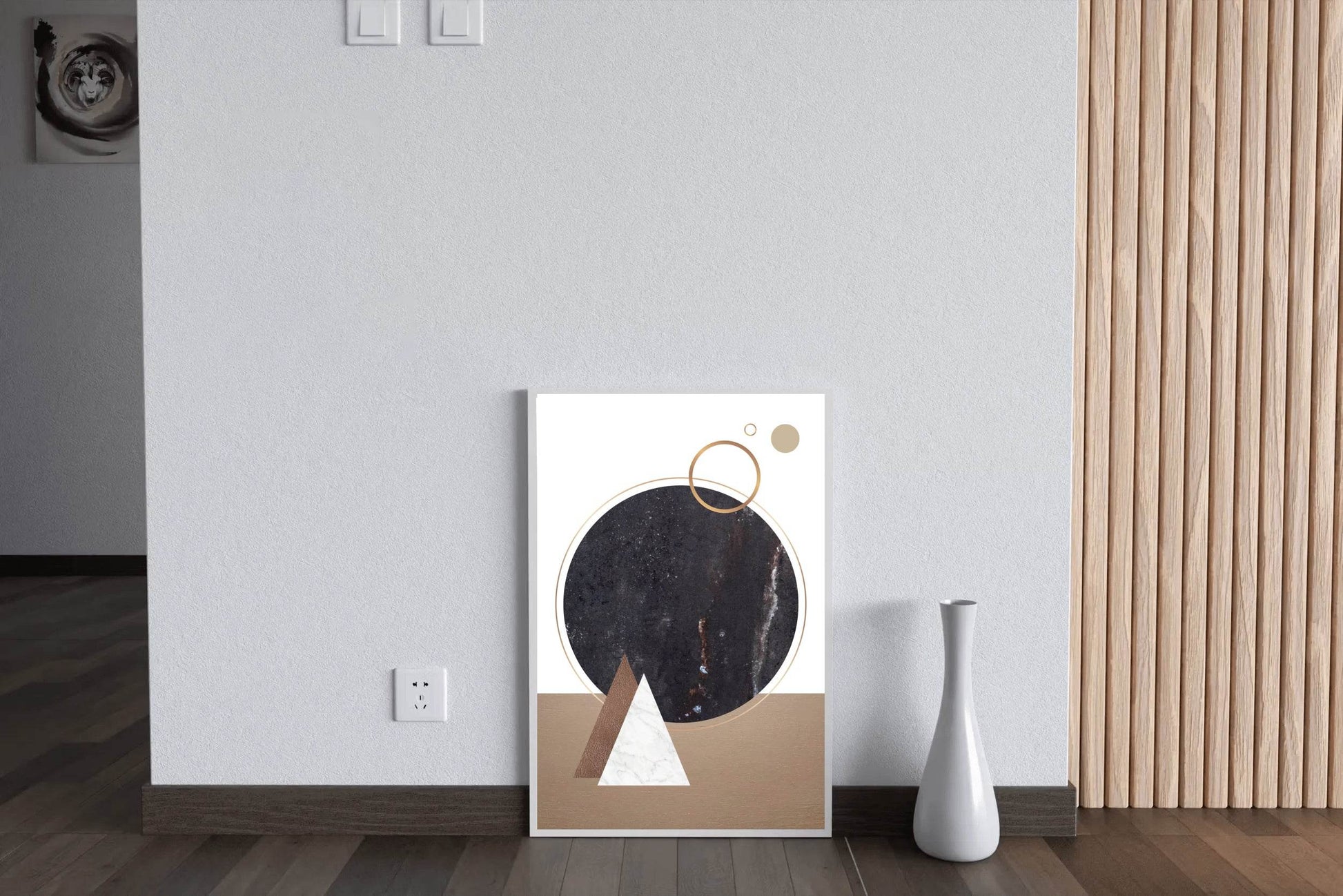 Geometric Circle Abstract Wall Art - beink online art store
