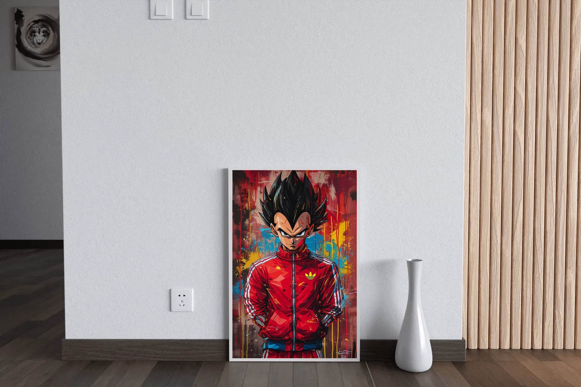Painting of Vegeta-The Dragon Ball Anime - beink online art store