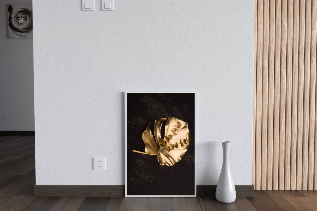 Master Flame Luxurious Black & Gold - beink online art store