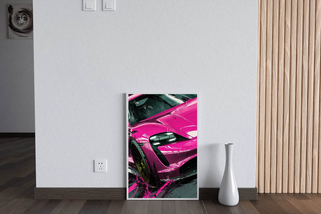 Porsche Taycan Turbo GT Wall Art - beink online art store