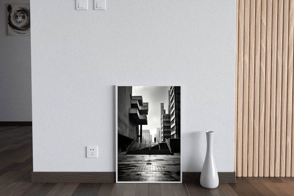 Black White Architectural Wall Art - beink online art store