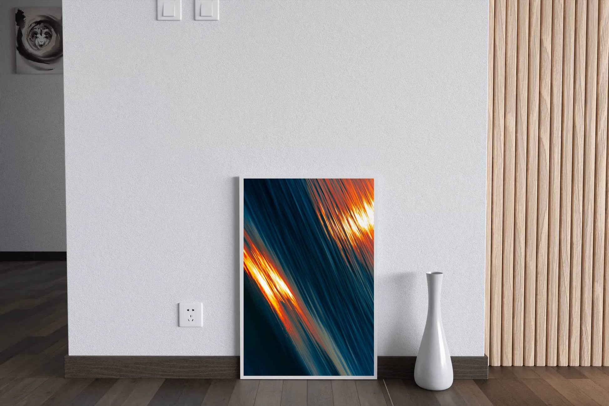 Stripe Shinny Lines Abstract Wall Art - beink online art store