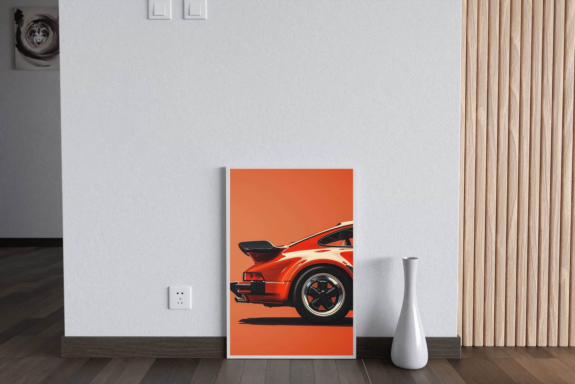 Portrait Painting Porsche Wall Art - beink online art store
