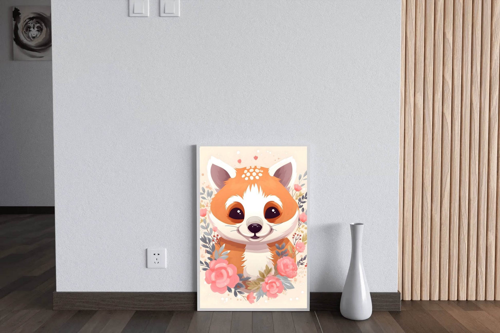 Cute Red Panda Illustration - beink online art store