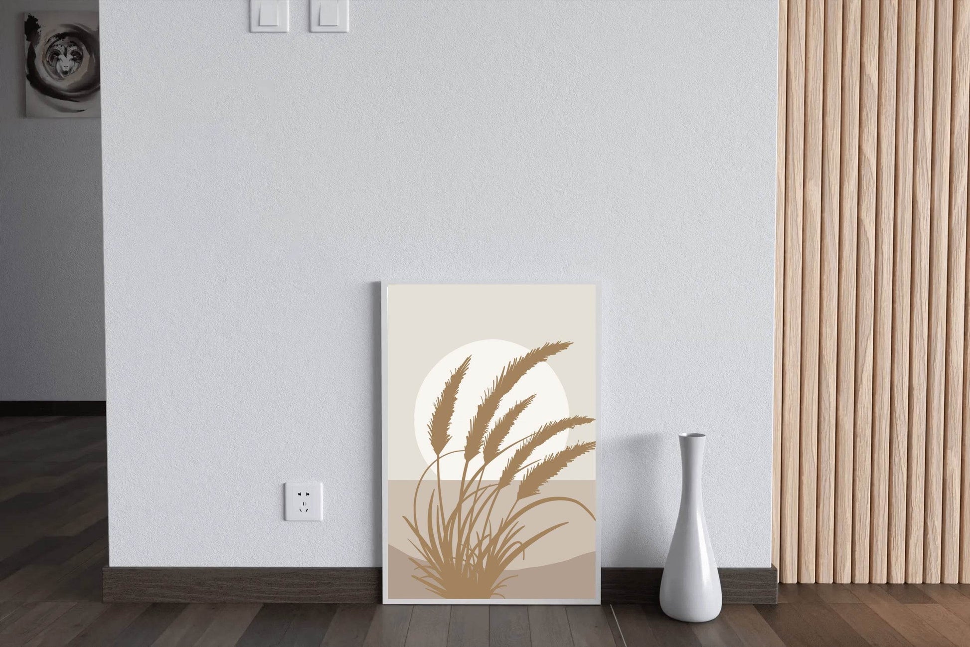 Pampas Grass At Sunset Wall Art - beink online art store