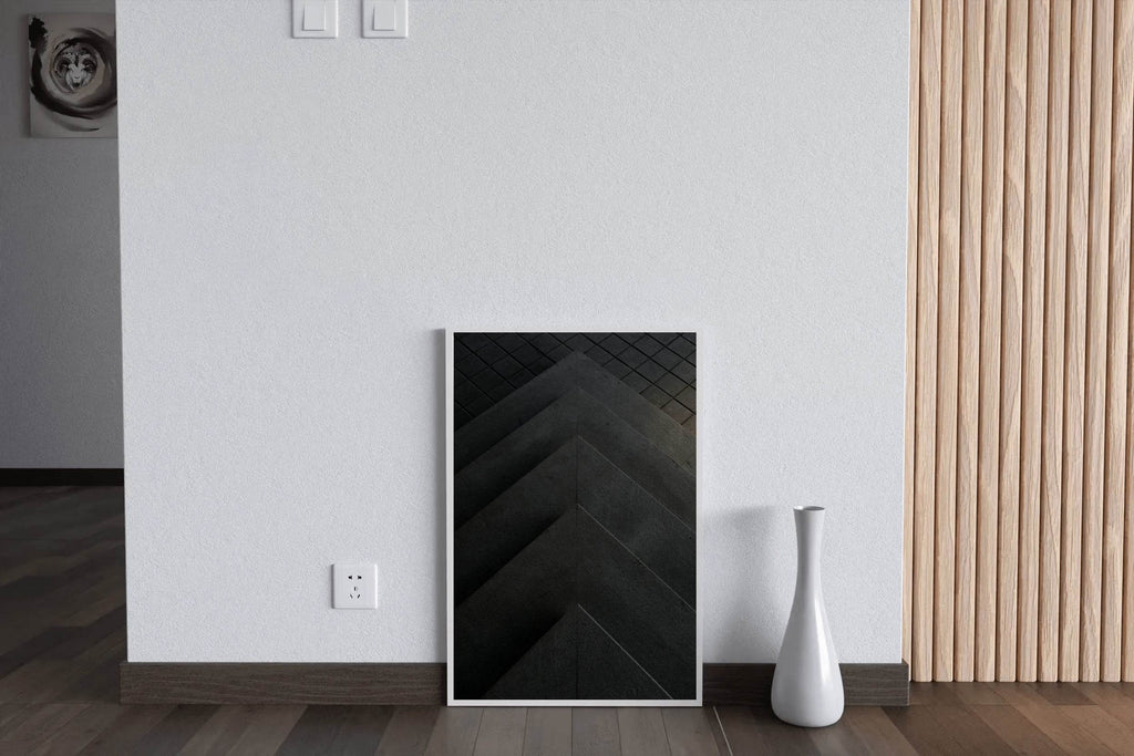 Metallic Blades Abstract Wall Art - beink online art store