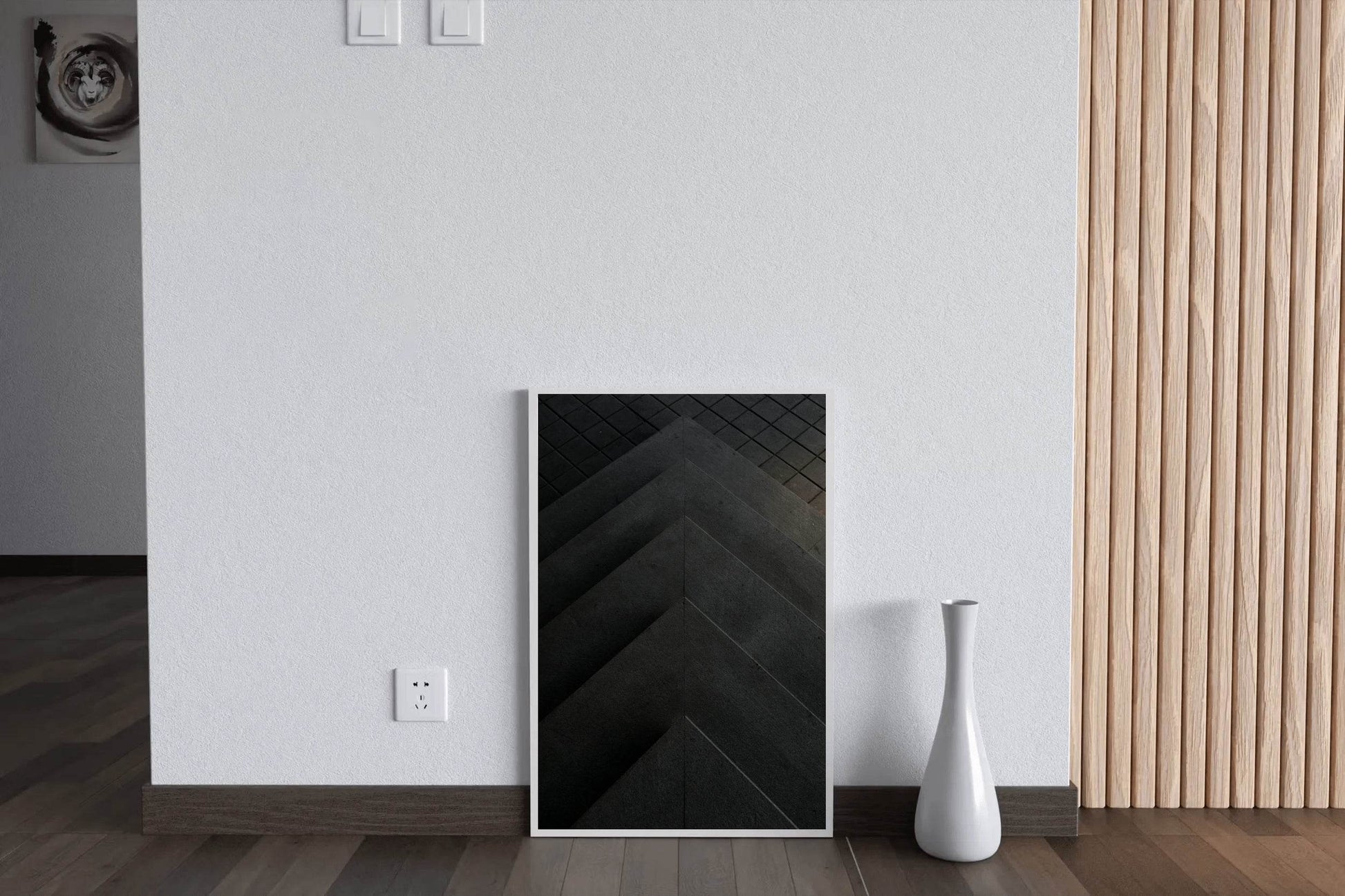 Metallic Blades Abstract Wall Art - beink online art store