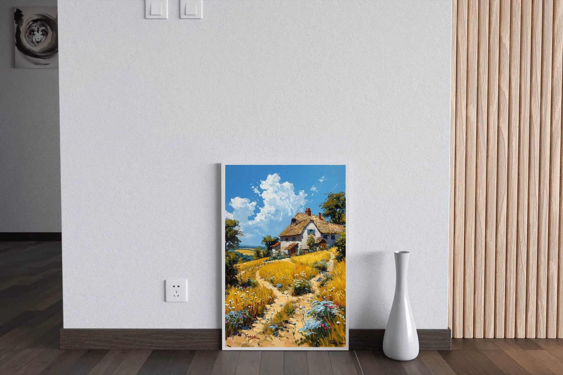 Painting Dirt Road In The Field Wall Art - beink online art store