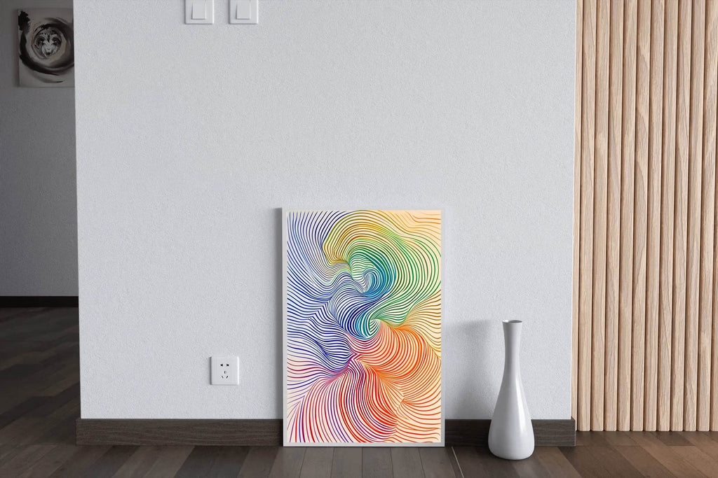 Multicolor Generated Patterns Digital Art - beink online art store