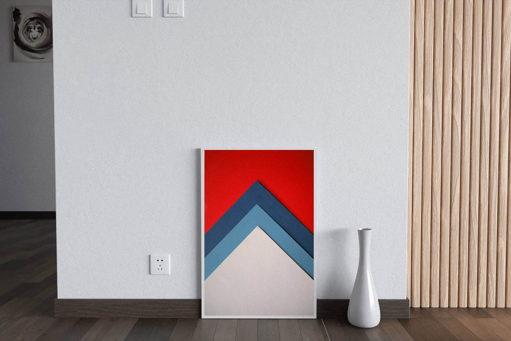 Multicolor Papers Abstract Wall Art - beink online art store