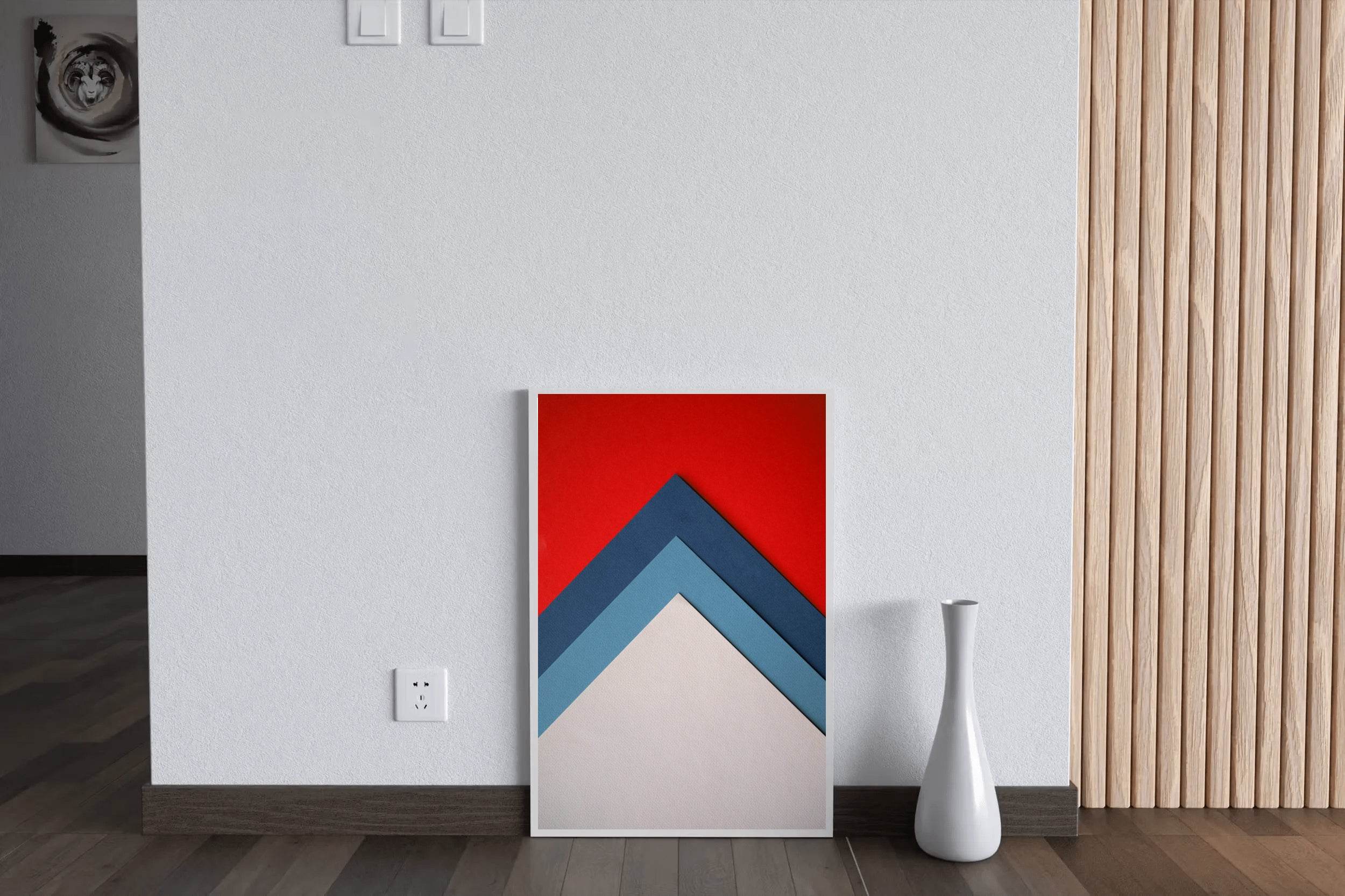 Multicolor Papers Abstract Wall Art - beink online art store