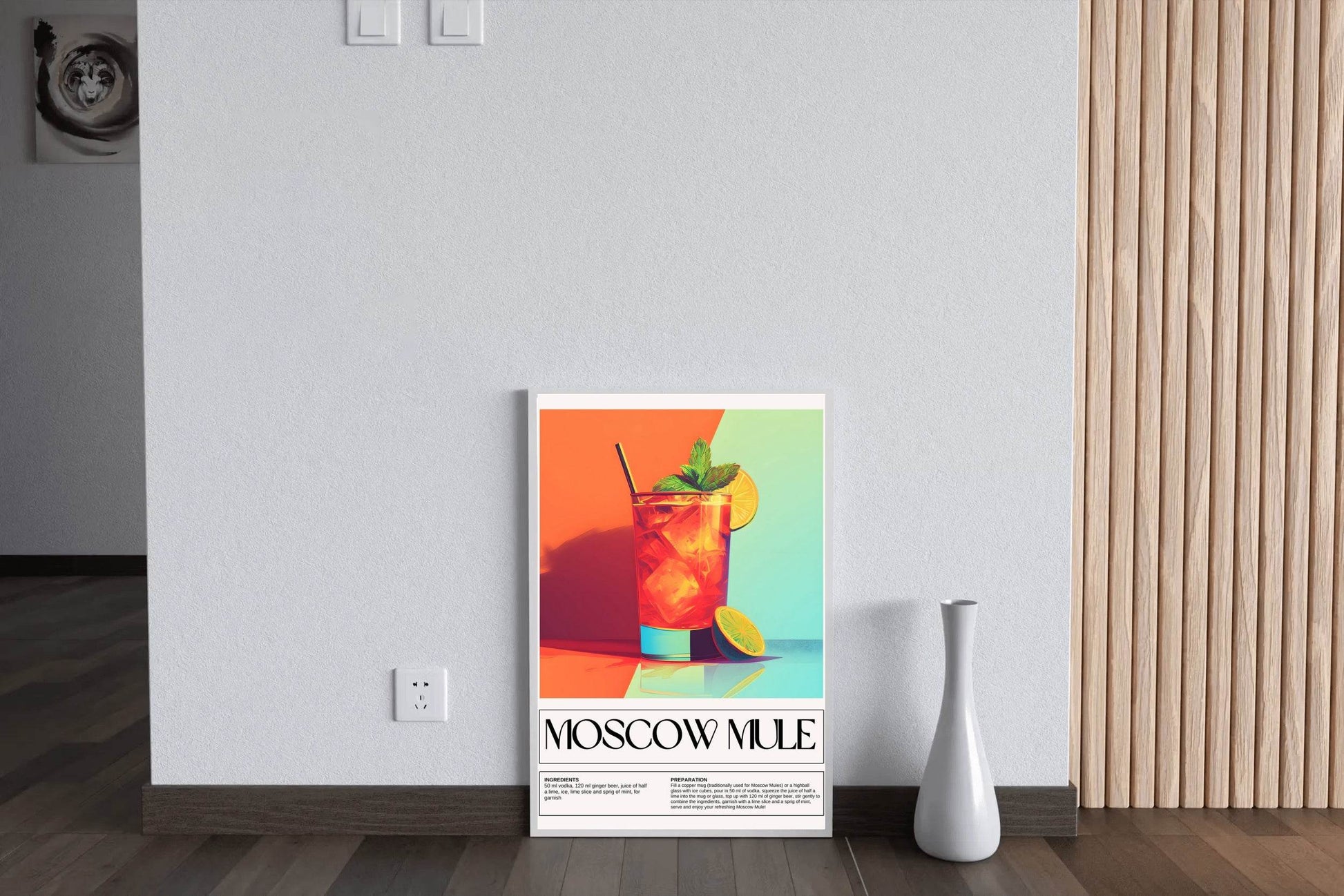 Classic Moscow Mule Wall Art - beink online art store
