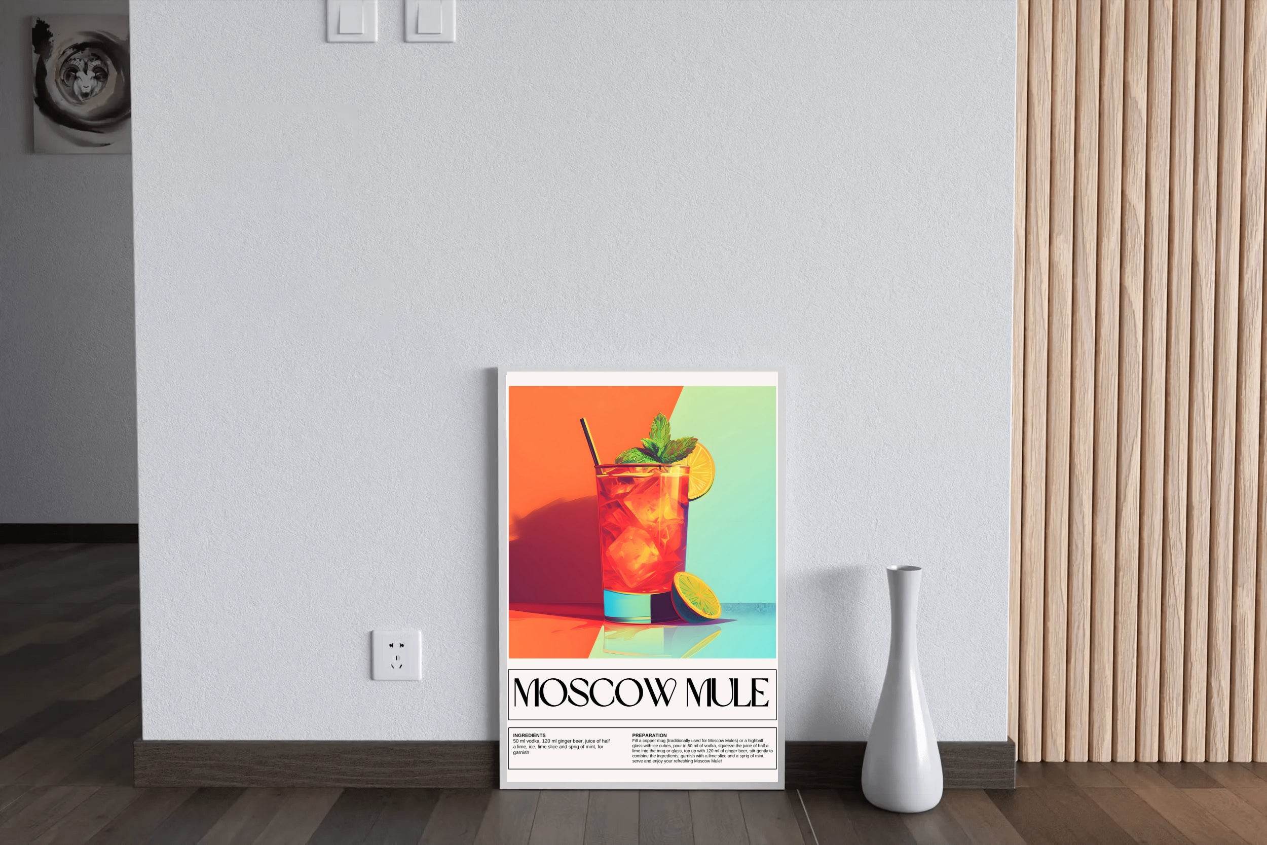 Classic Moscow Mule Wall Art - beink online art store