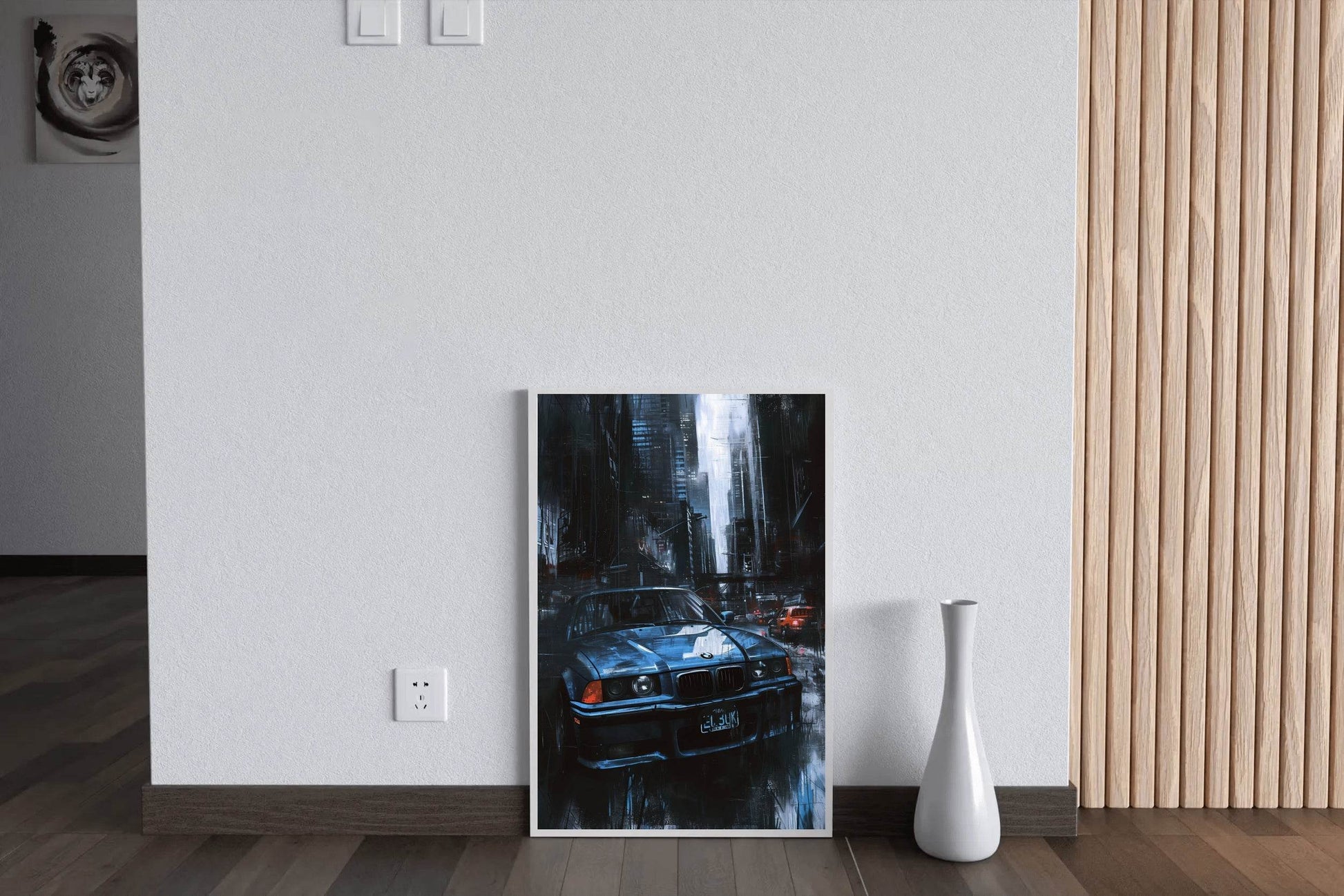 BMW M3 Dark Canvas Wall Art - beink online art store