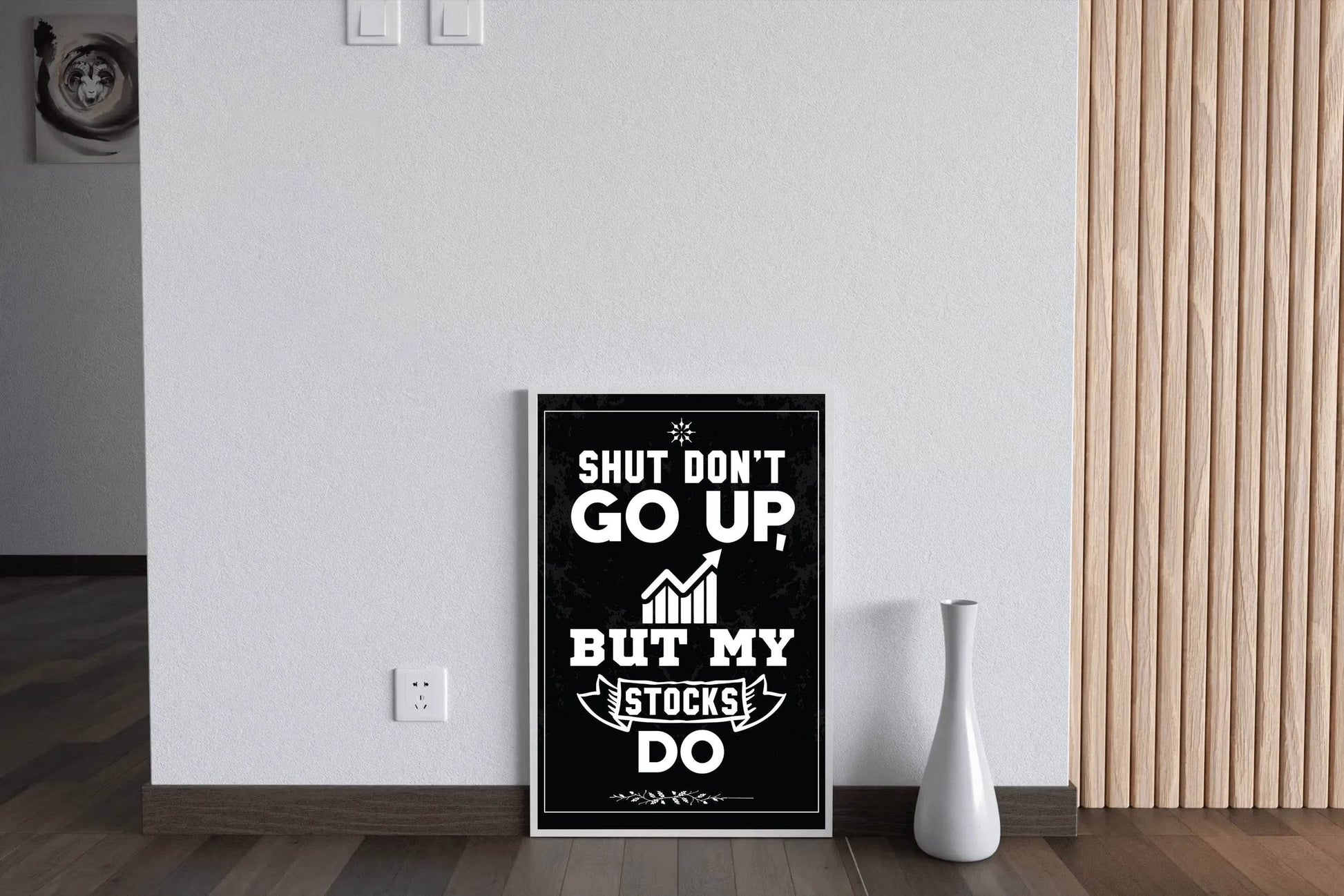 Don't Go Up Motivational Wall Art - beink online art store