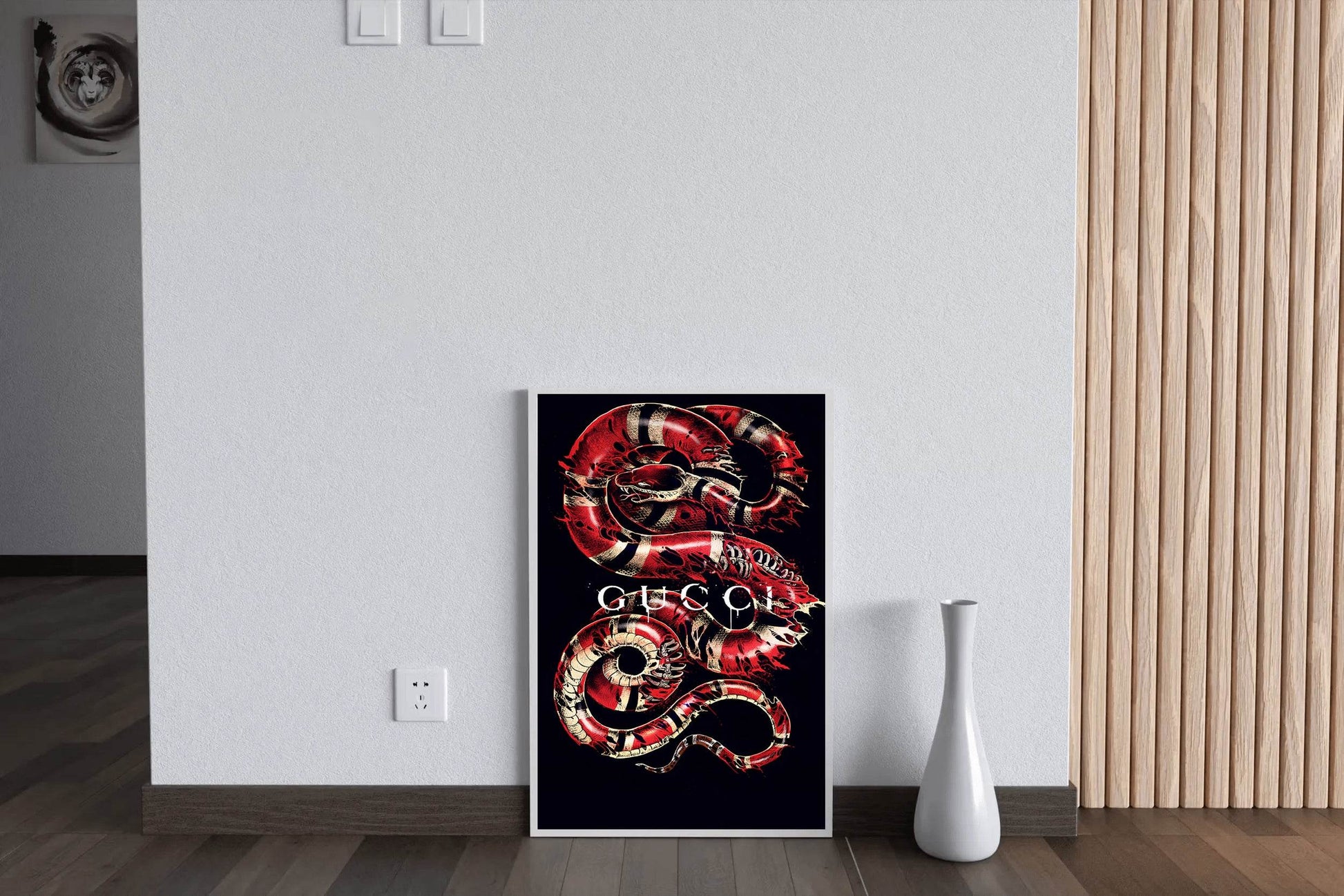 Gucci Red Snake Wall Art - beink online art store