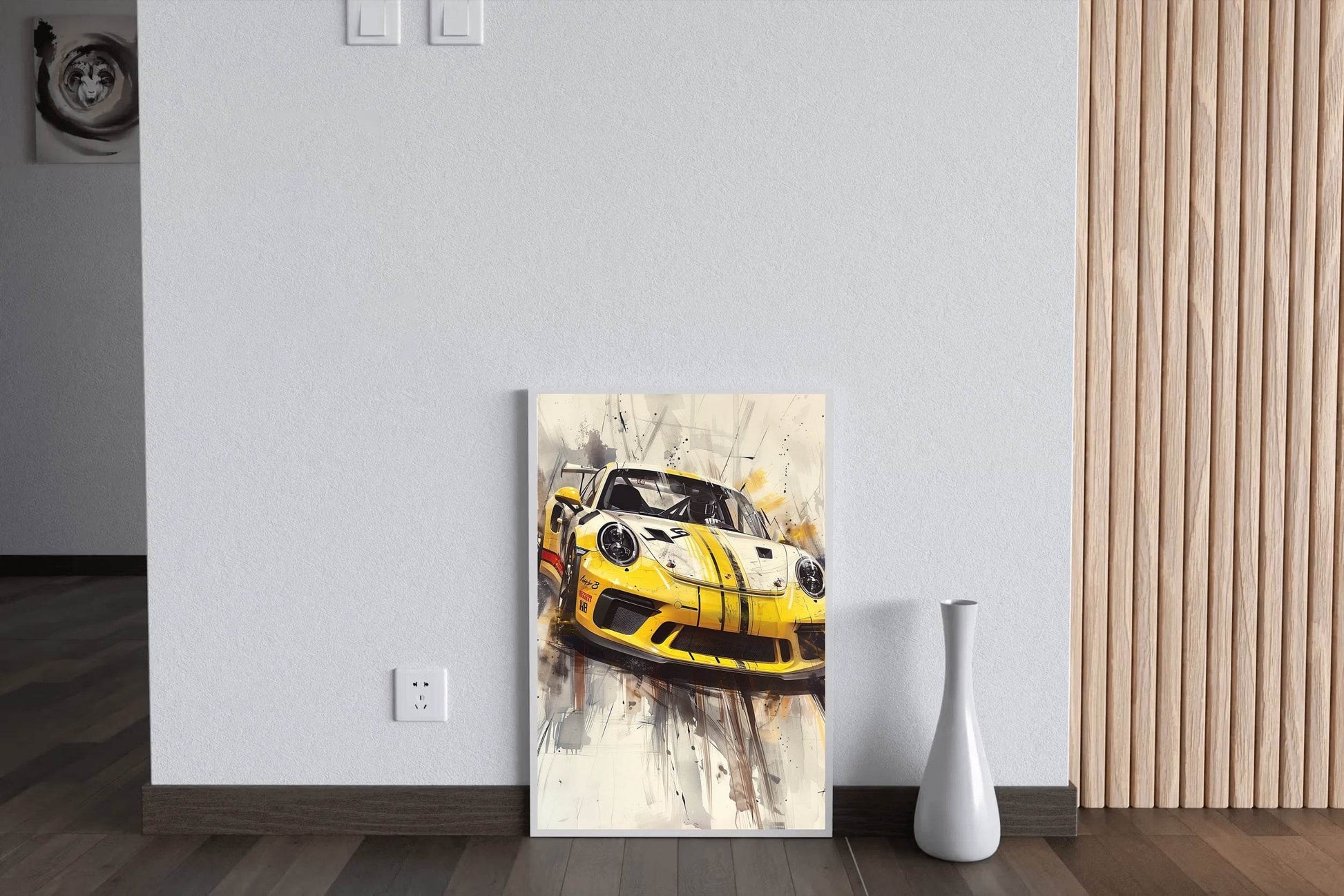 Porsche GT3 RS Naranja Wall Art - beink online art store