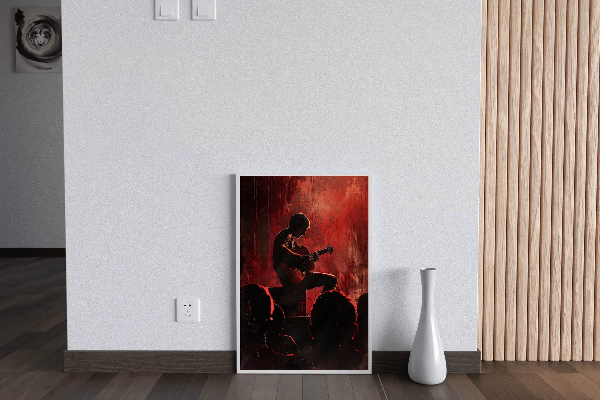 Live Music Performance With Guitar Wall Art - beink online art store