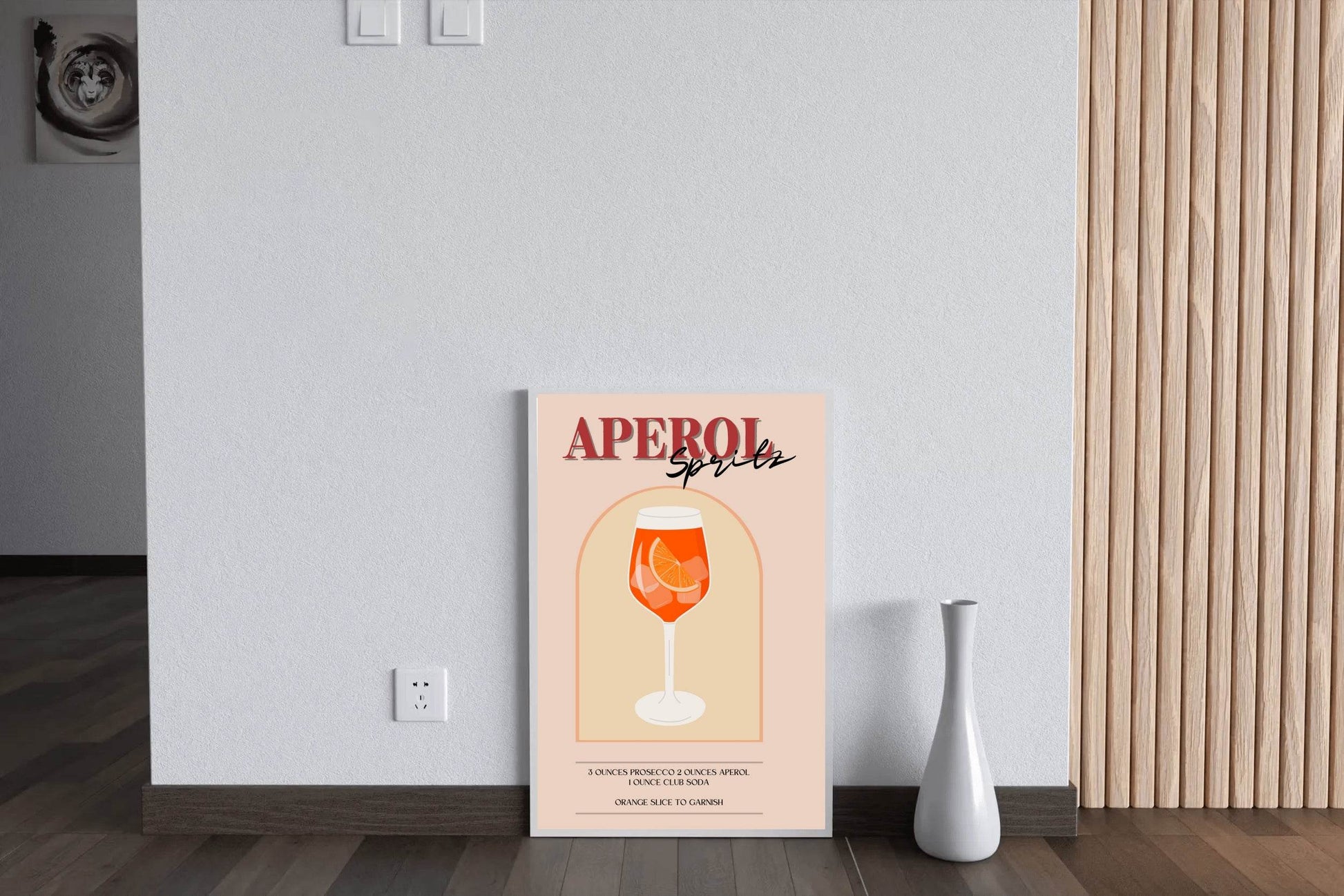 Ice and Orange Cocktail Wall Art - beink online art store