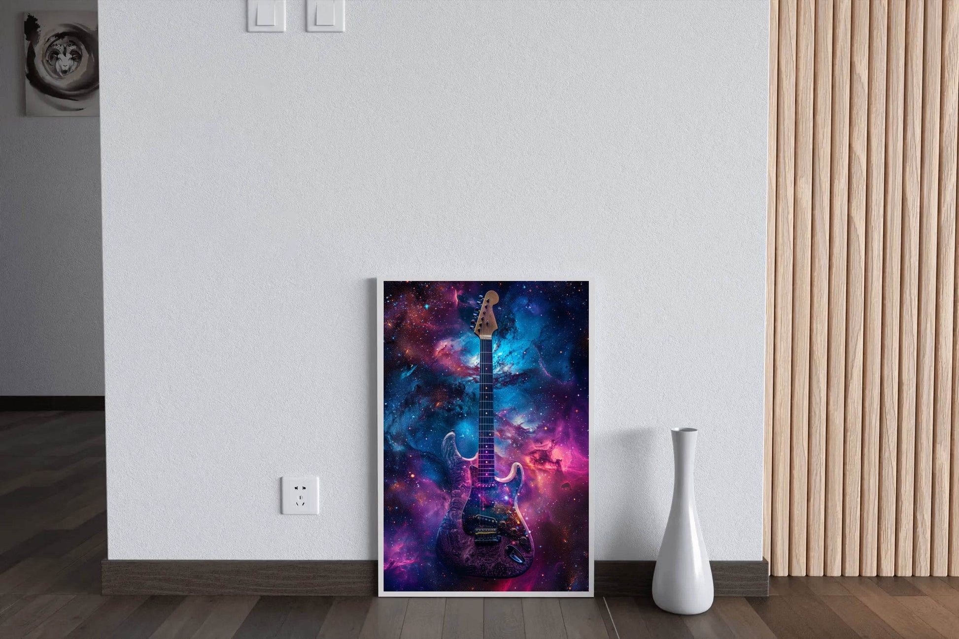 Galactic Rock Guitar Wall Art - beink online art store