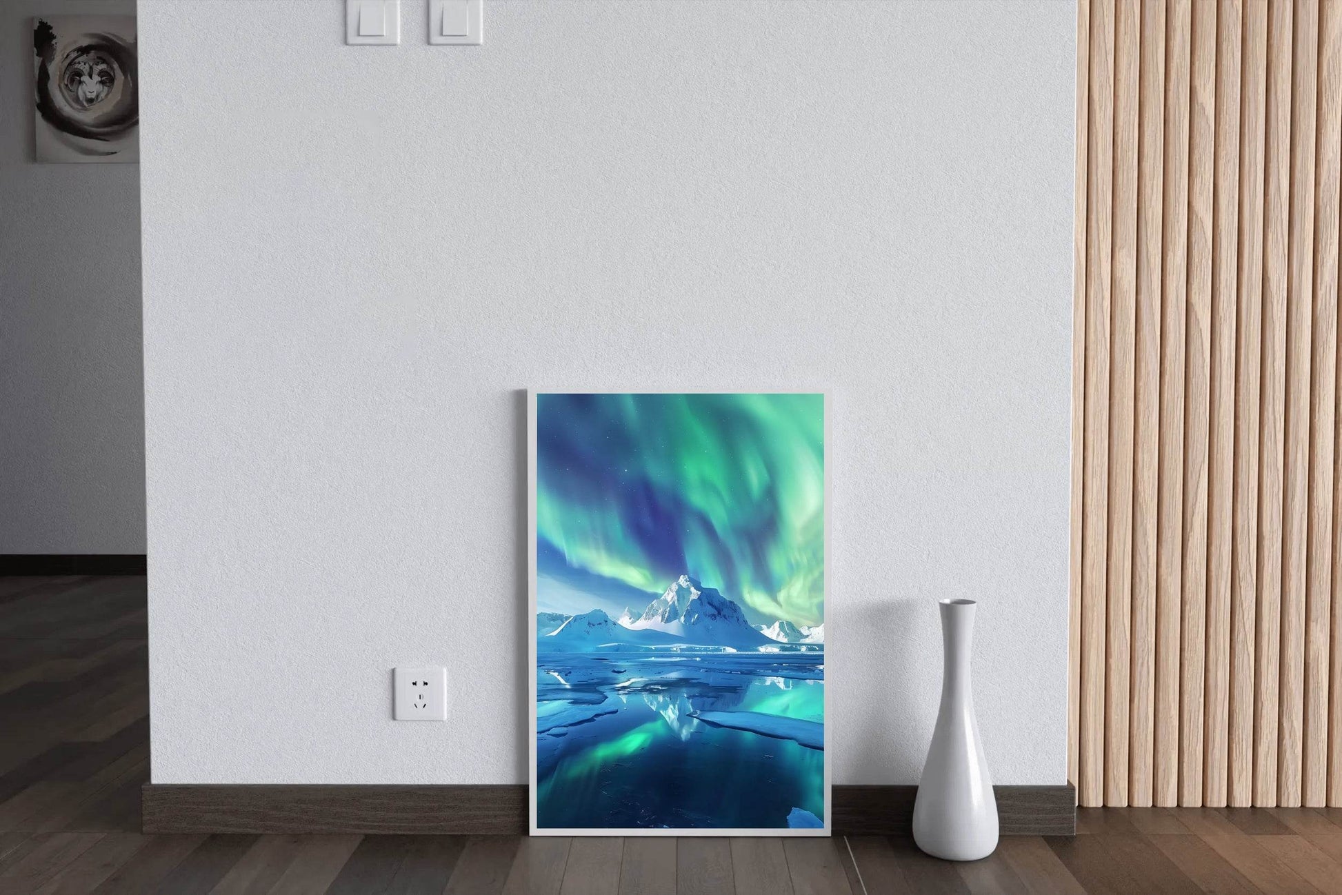 Arctic Aurora Reflection Wall Art - beink online art store