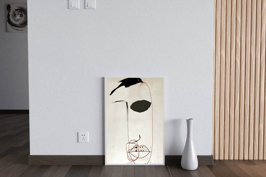 Masked Figure-Mysterious Appearance Wall Art - beink online art store