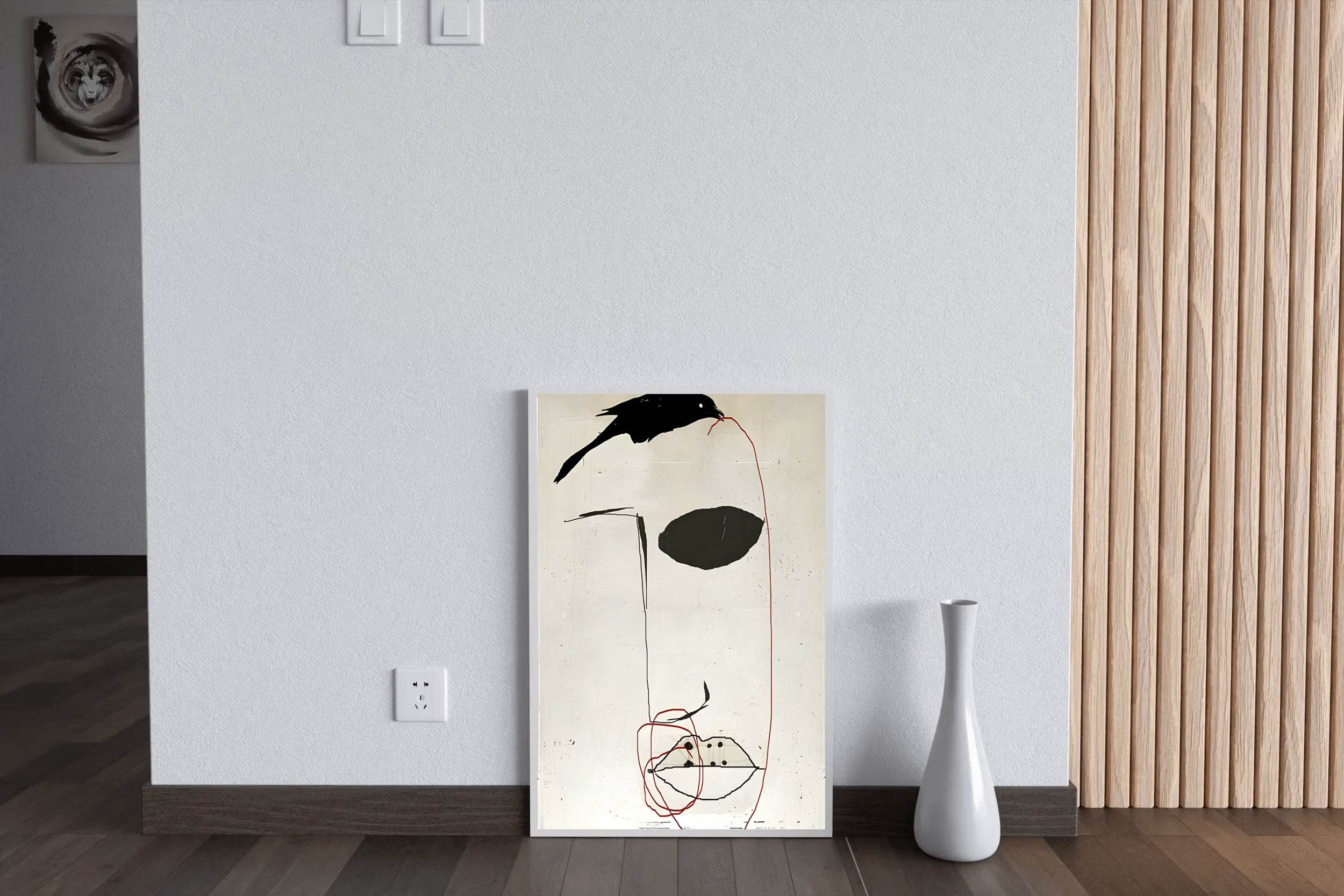Masked Figure-Mysterious Appearance Wall Art - beink online art store