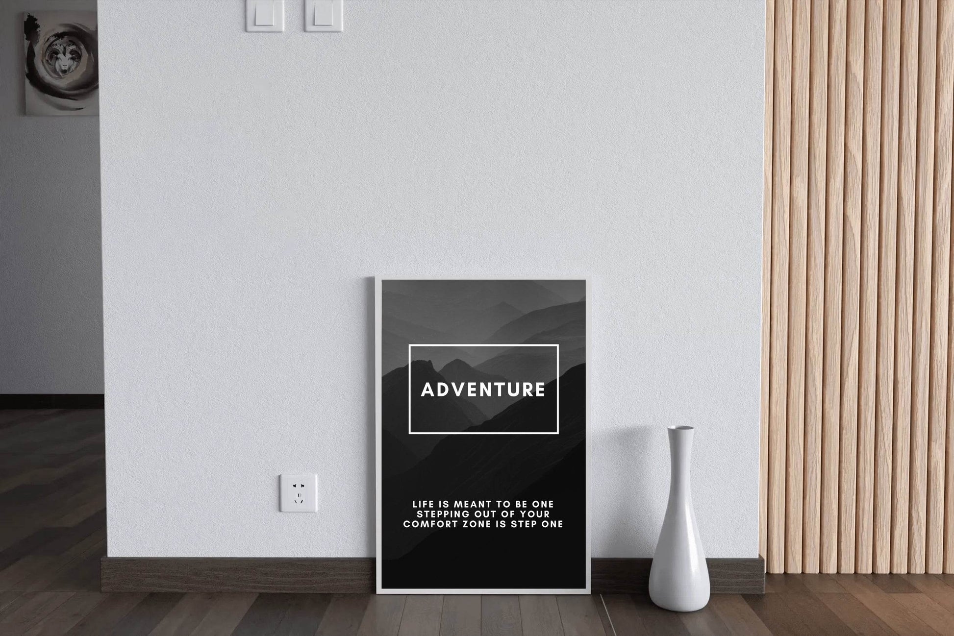 Adventure - Life Quote Motivational Wall Art - beink online art store