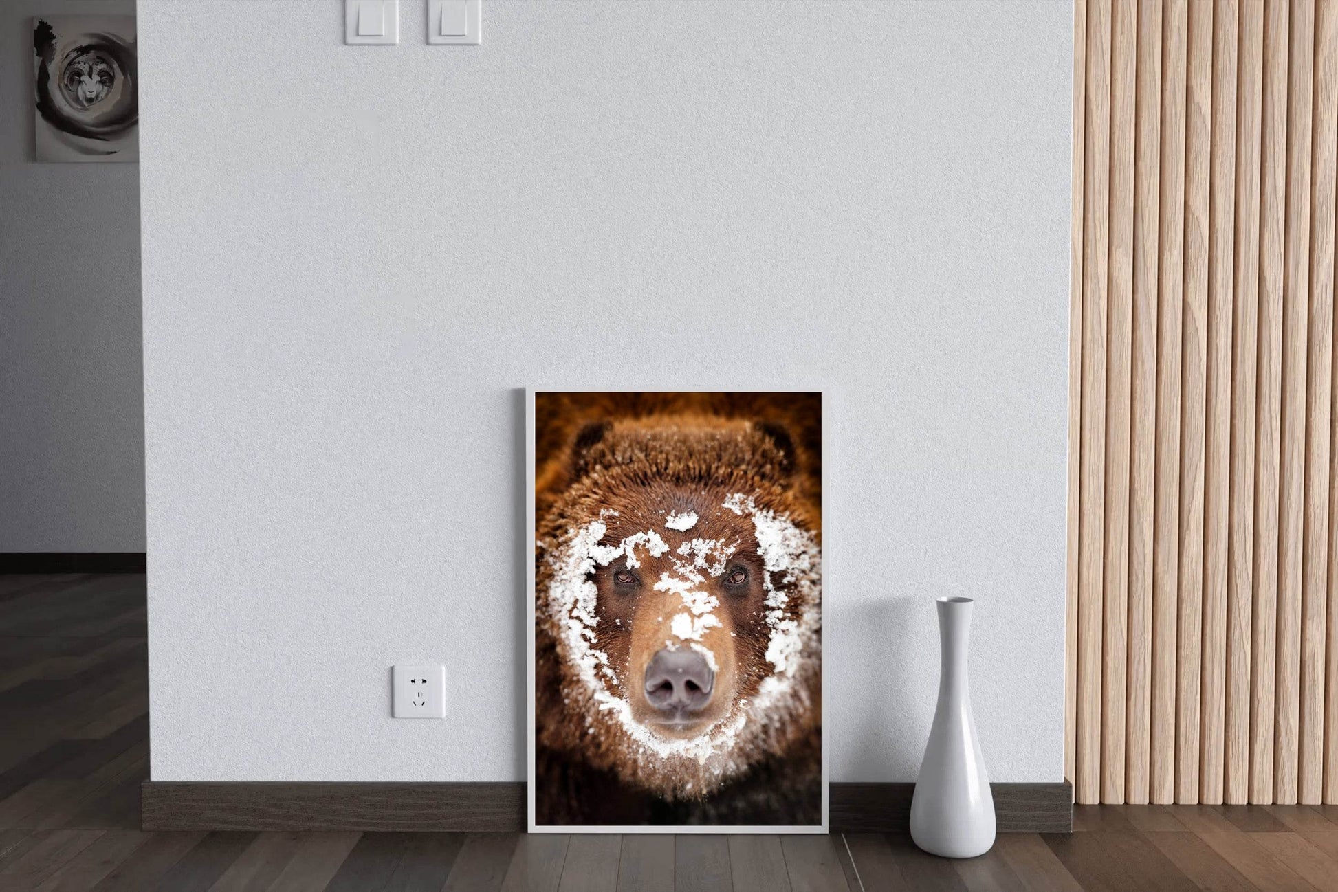 Grizzly Bear Animal Wall Art - beink online art store