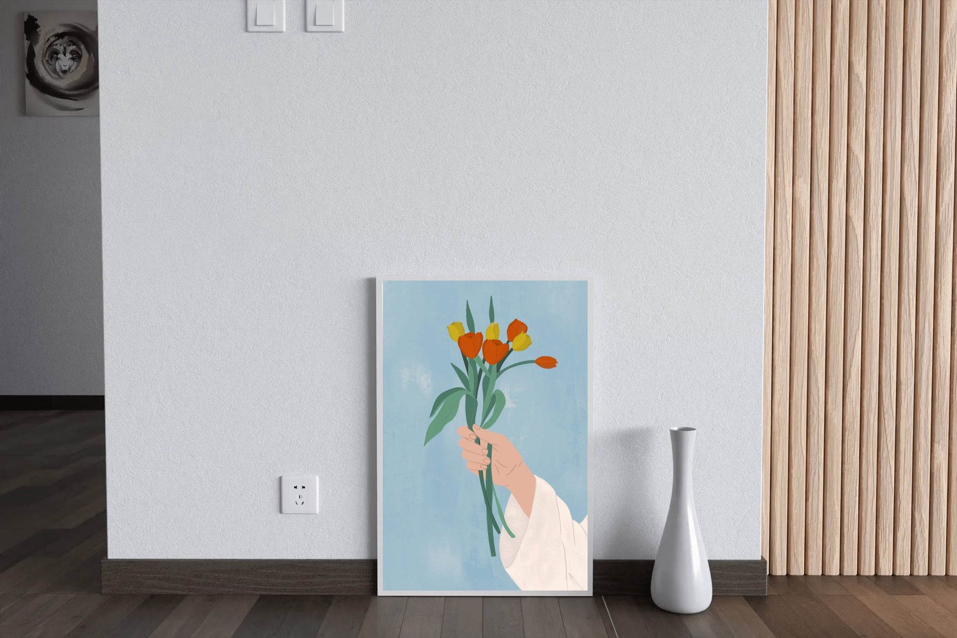 Bouquet in Hand Wall Art - beink online art store