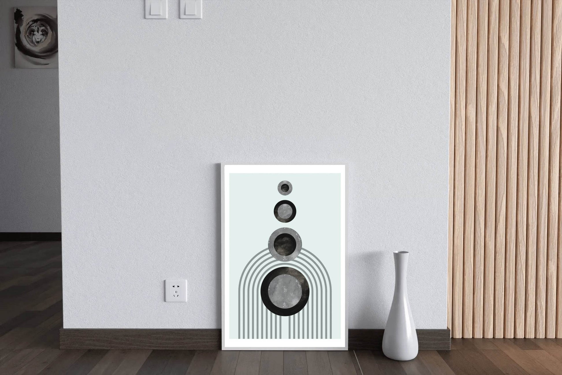 Geometric Circle Abstract Wall Art - beink online art store