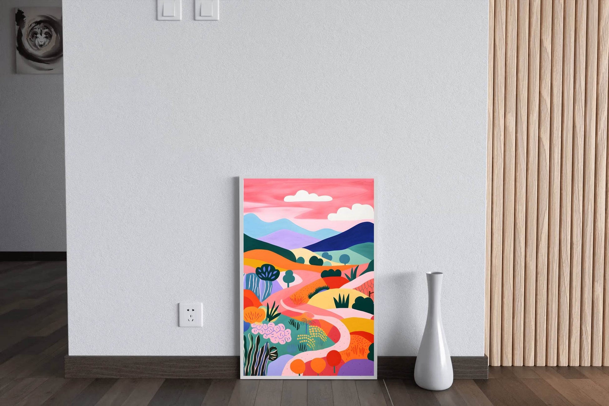 Desert Path Painting Wall Art - beink online art store