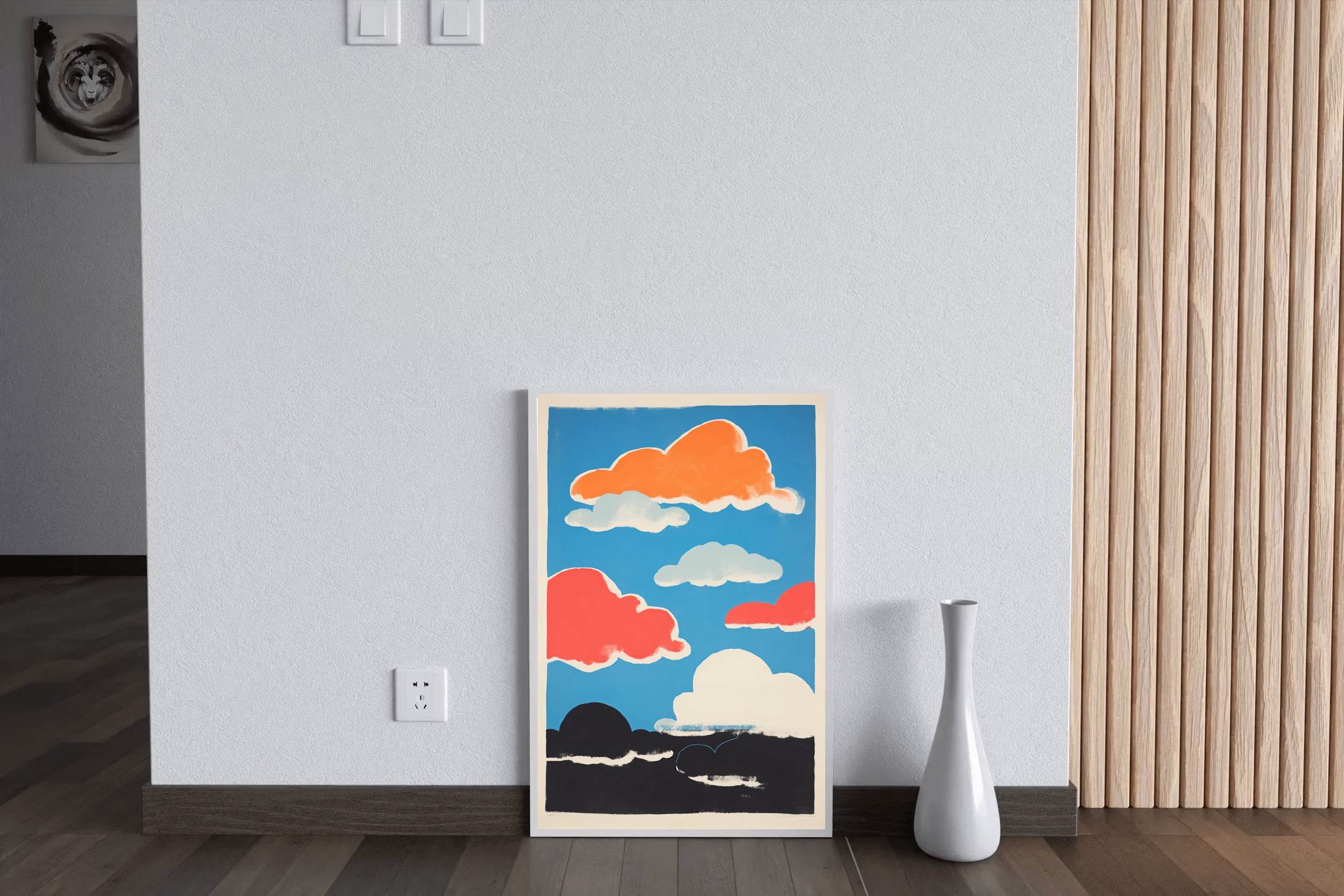 Colorful Clouds Painting Wall Art - beink online art store