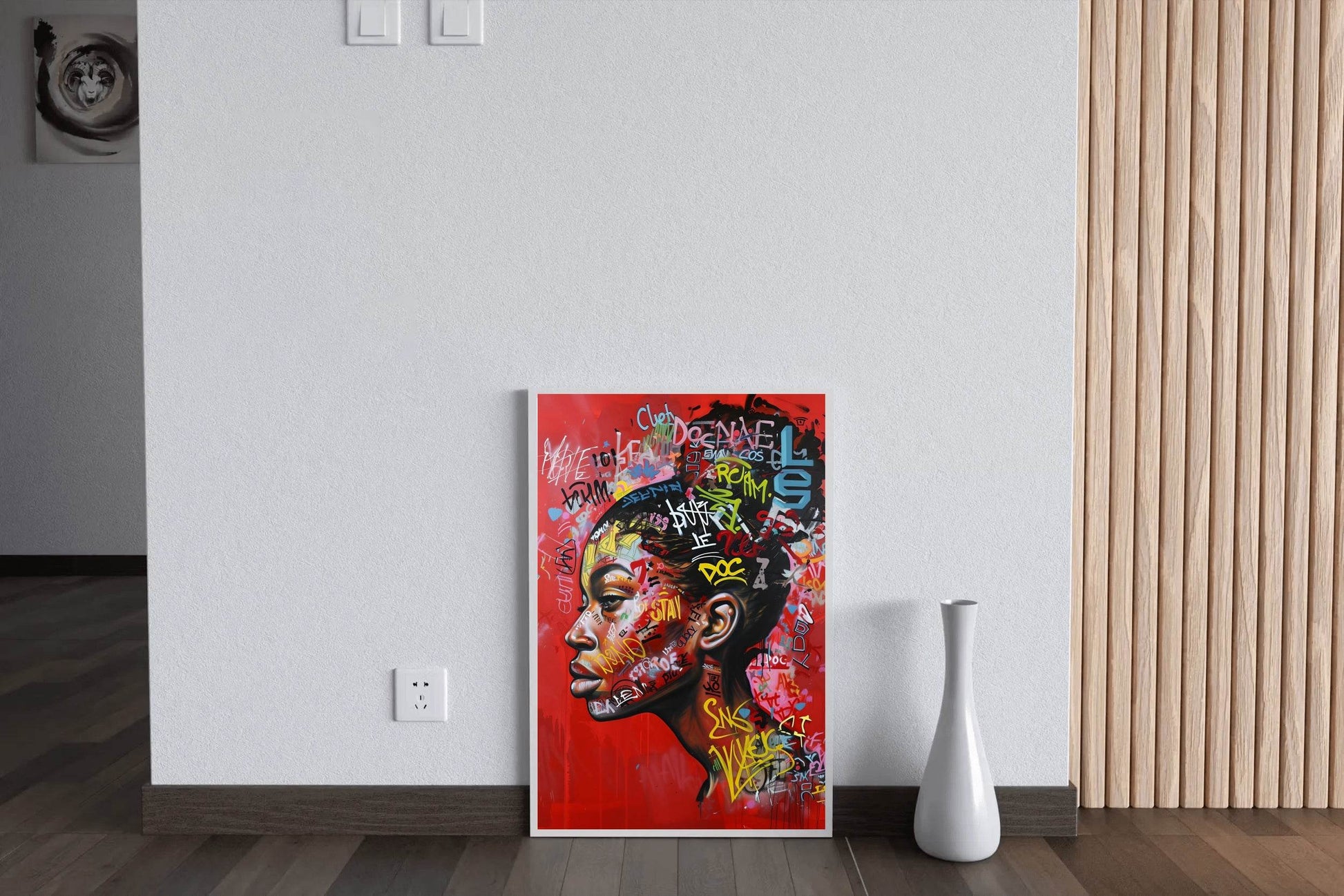 Urban Graffiti Portrait Street Style Wall Art - beink online art store