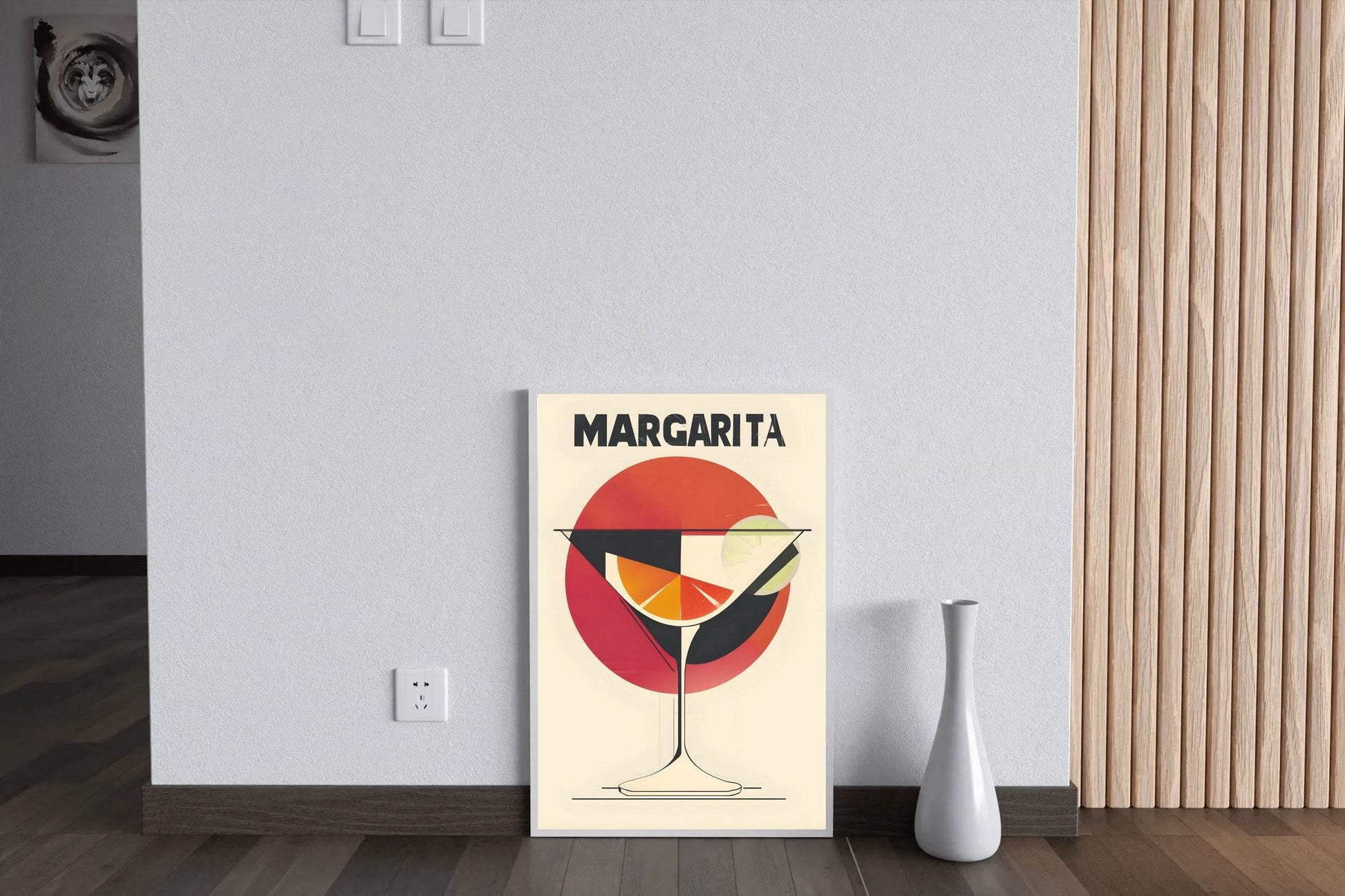 Red Margarita Cocktail Wall Art - beink online art store
