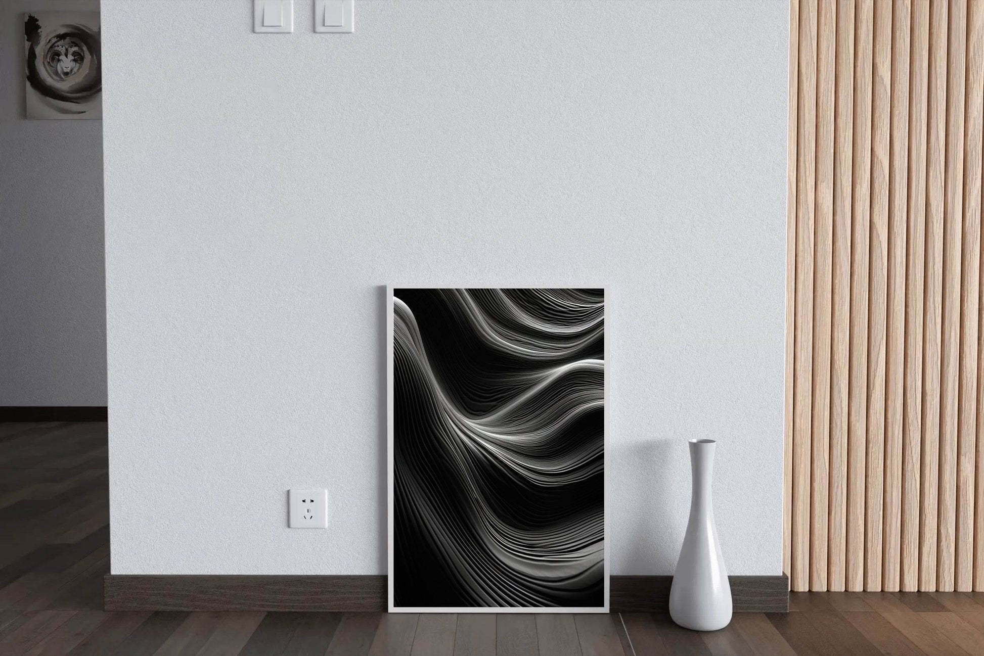 Abstract Black & White Wall Art - beink online art store