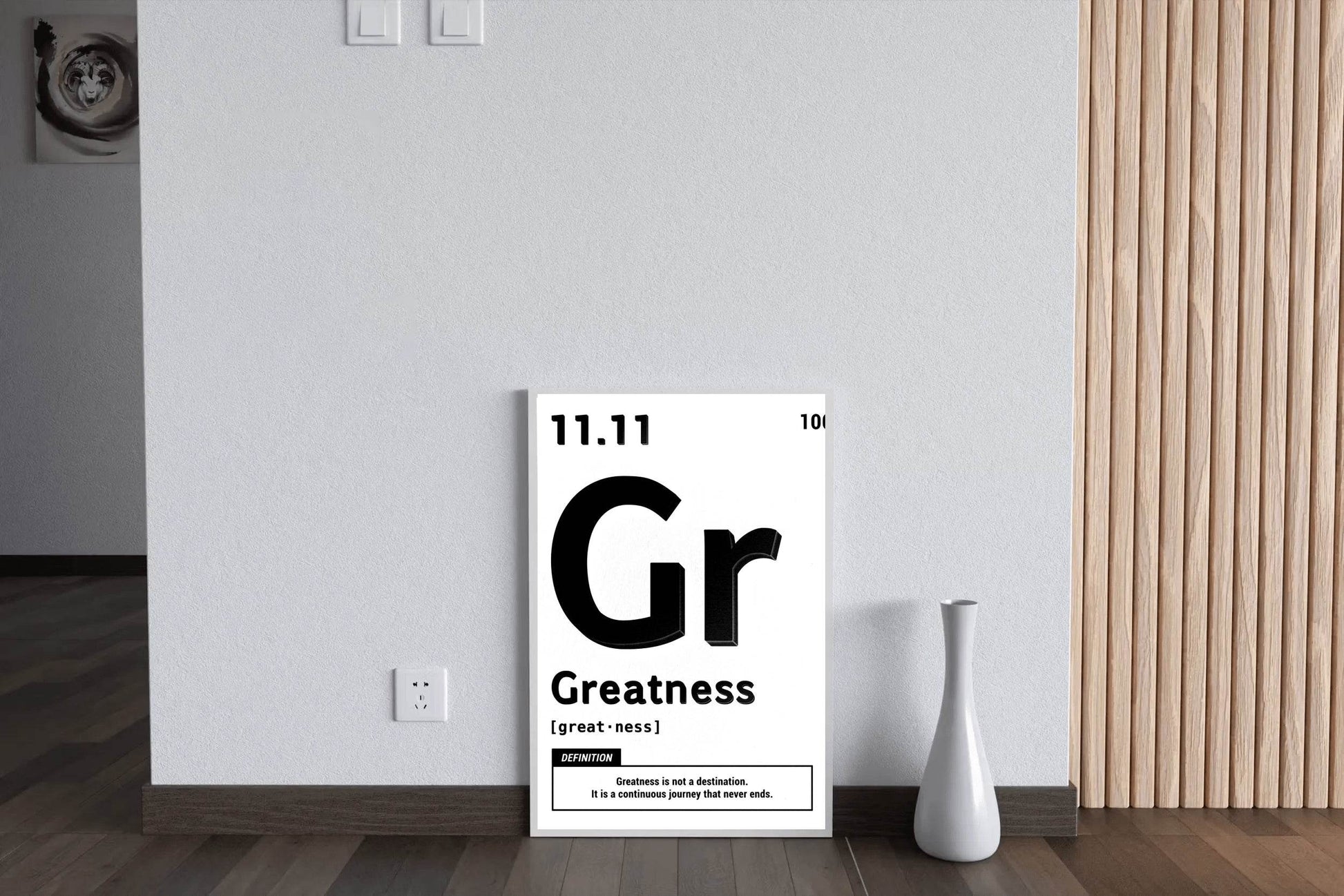 11.11 Greatness Motivational Wall Art - beink online art store