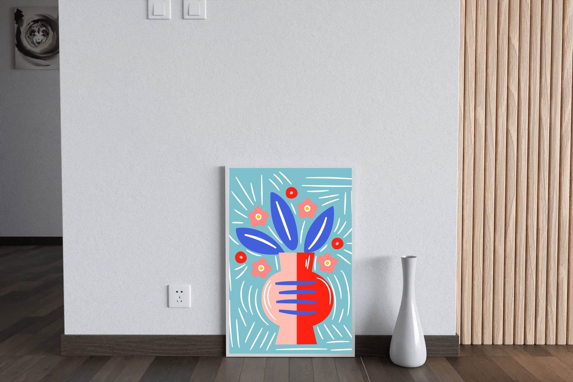 Painting a Long Vase Art - beink online art store