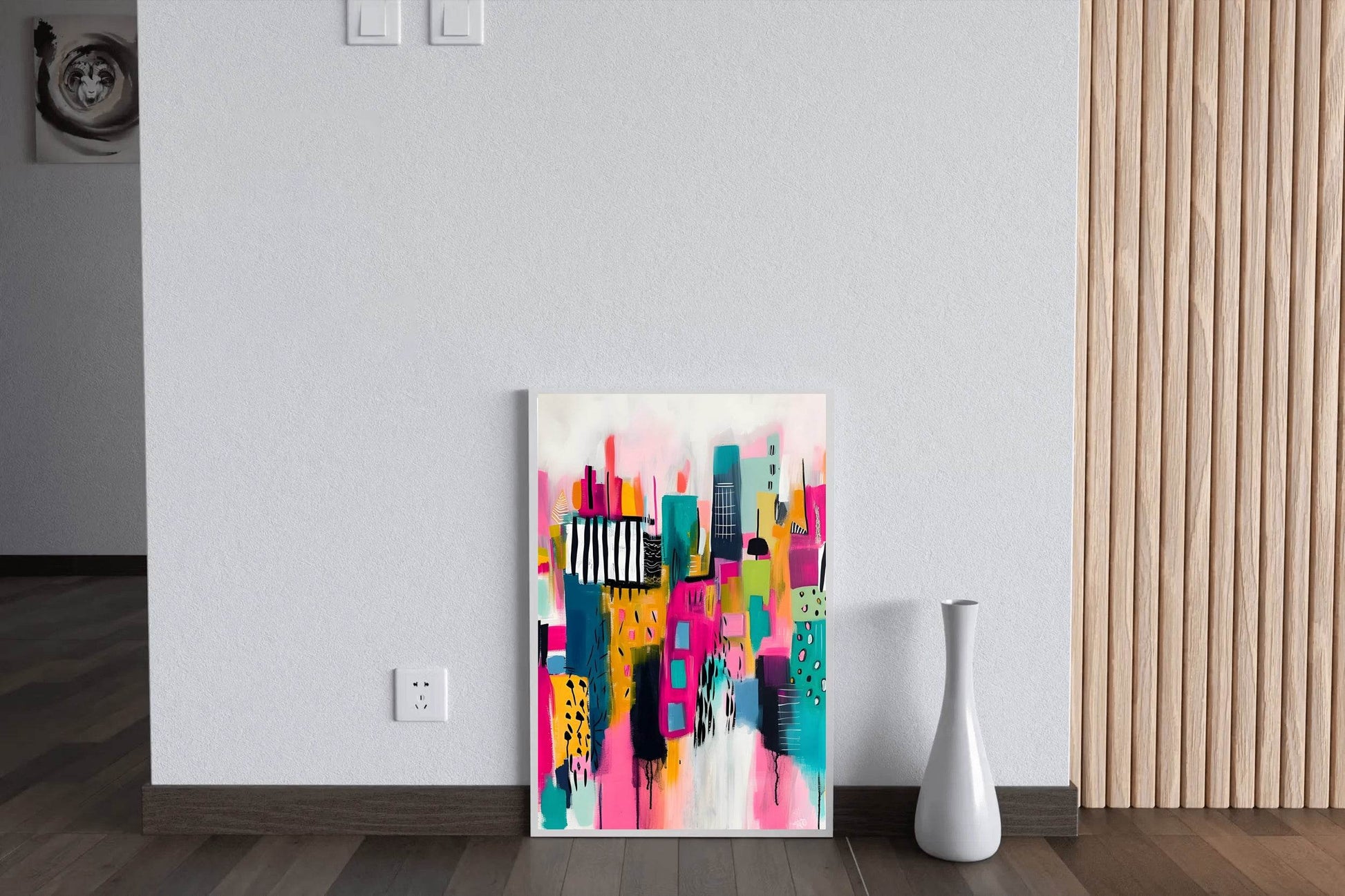 Colorful Acrylic Painted Path Digital Art - beink online art store